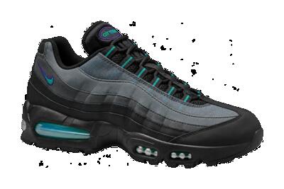 Heren - sneakers - veterlaarzen - air max 95 big bubble - zwart