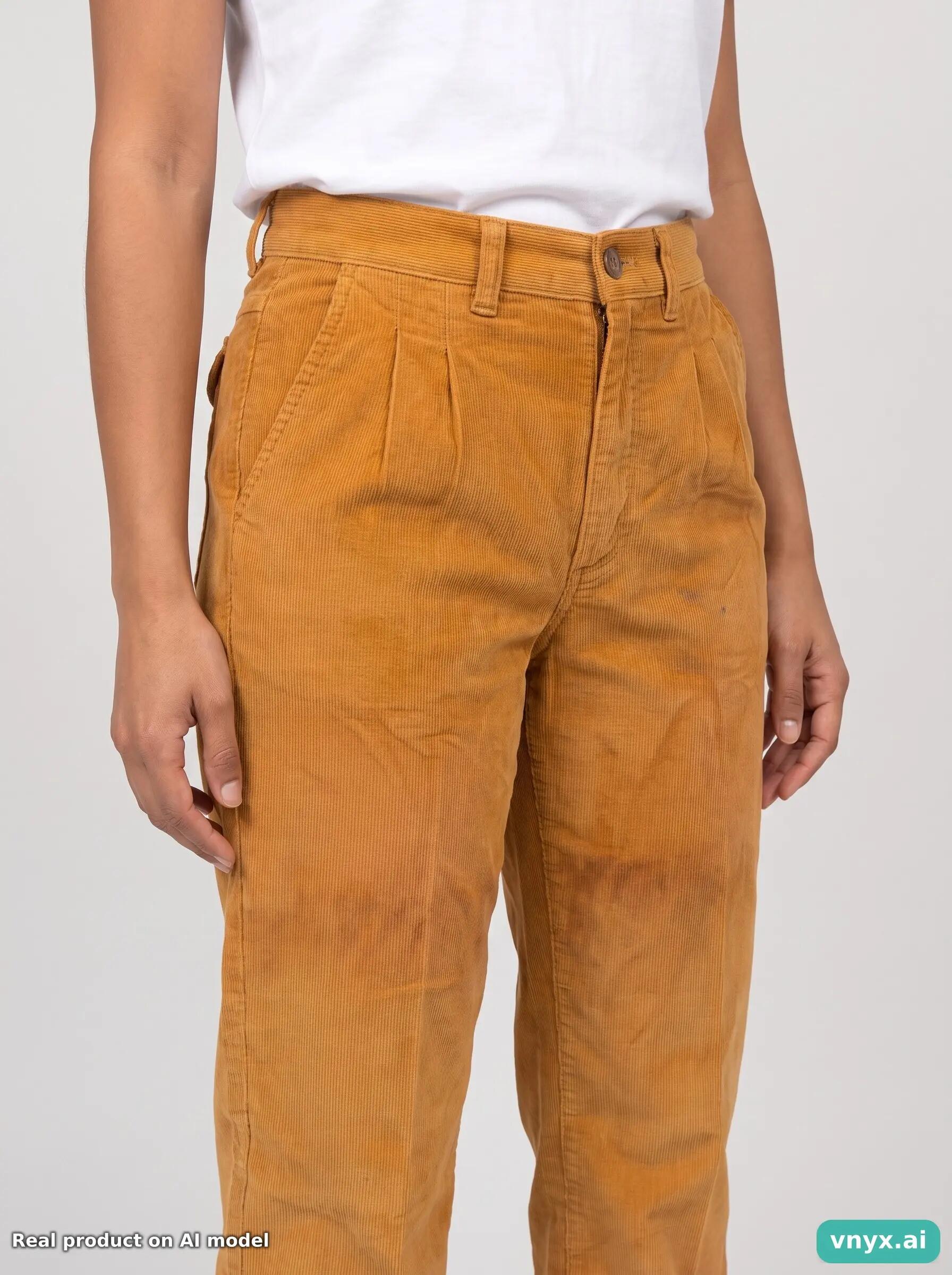 Second Life - Vintage Lee Mustard Trousers Women W24 5/6