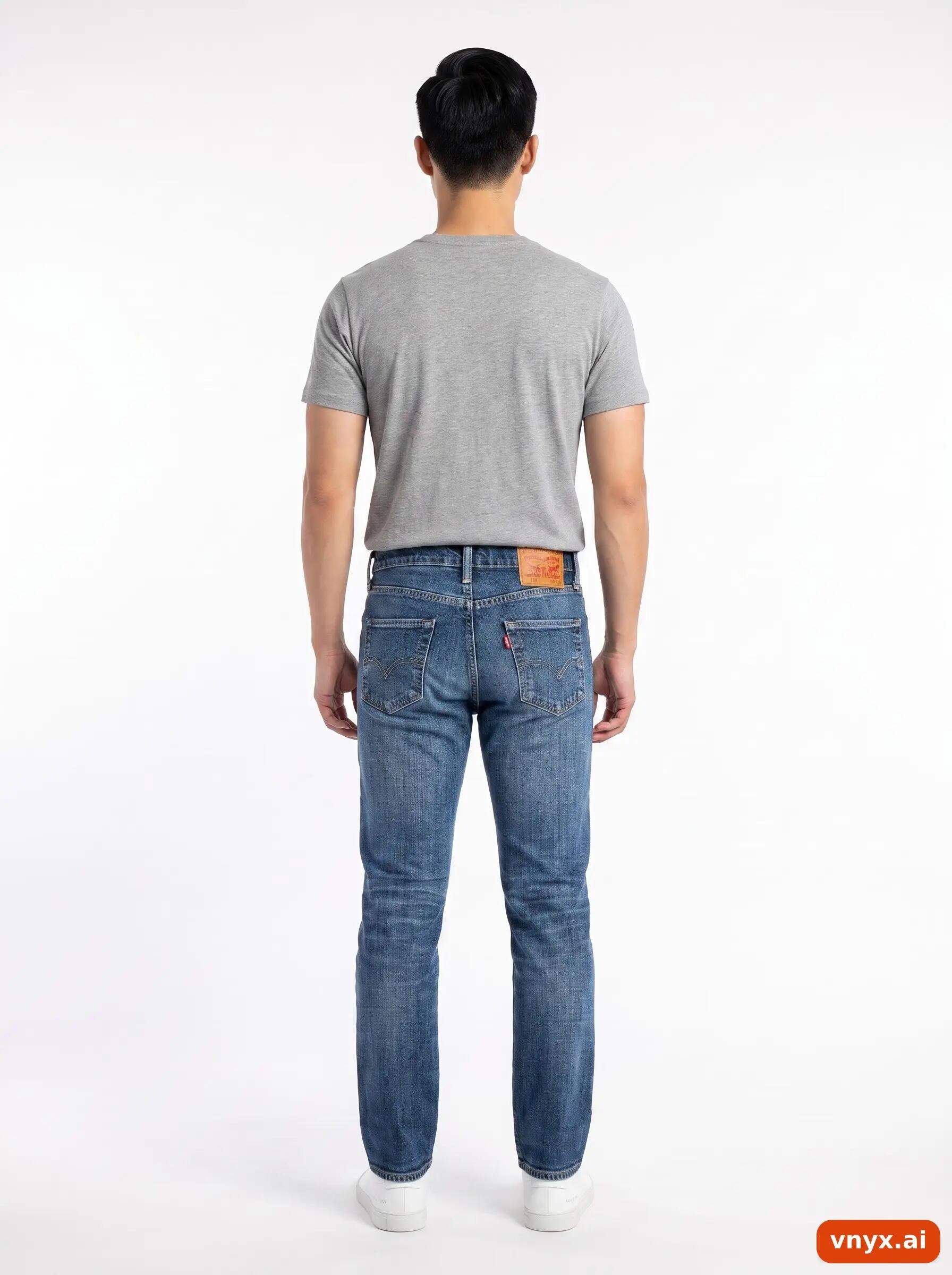 Second Life - Vintage LEVI STRAUSS & CO. Blue Jeans Men W30 L34 4/6