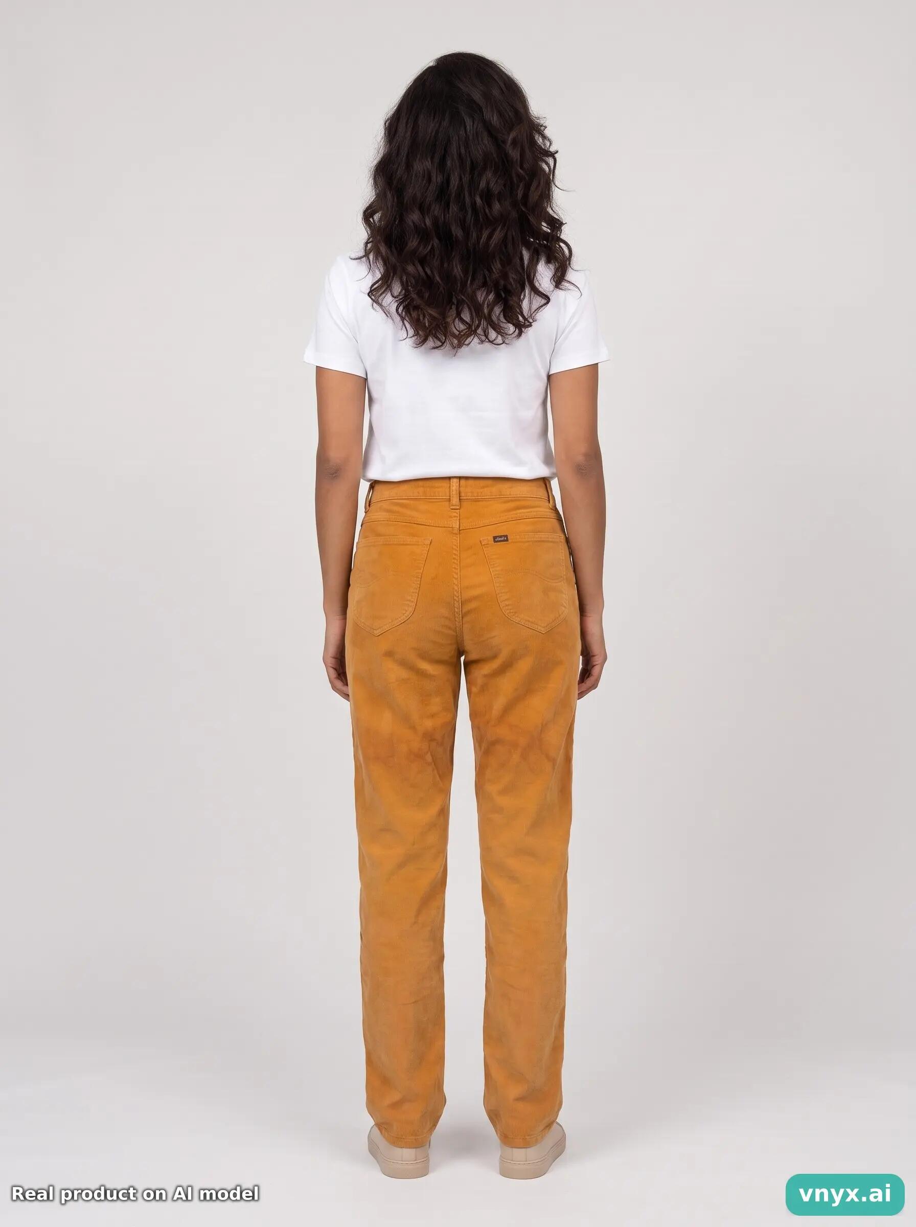 Second Life - Vintage Lee Mustard Trousers Women W24 2/6