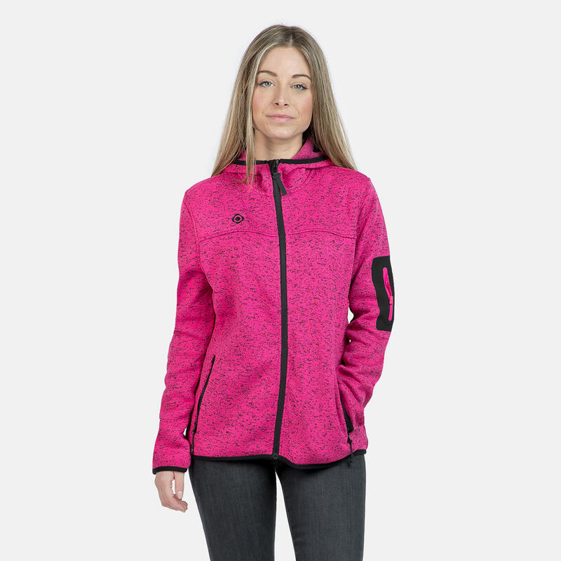 Chaqueta de punto con Bonéucha, urbana y deportiva para mujer ALDER W Izas