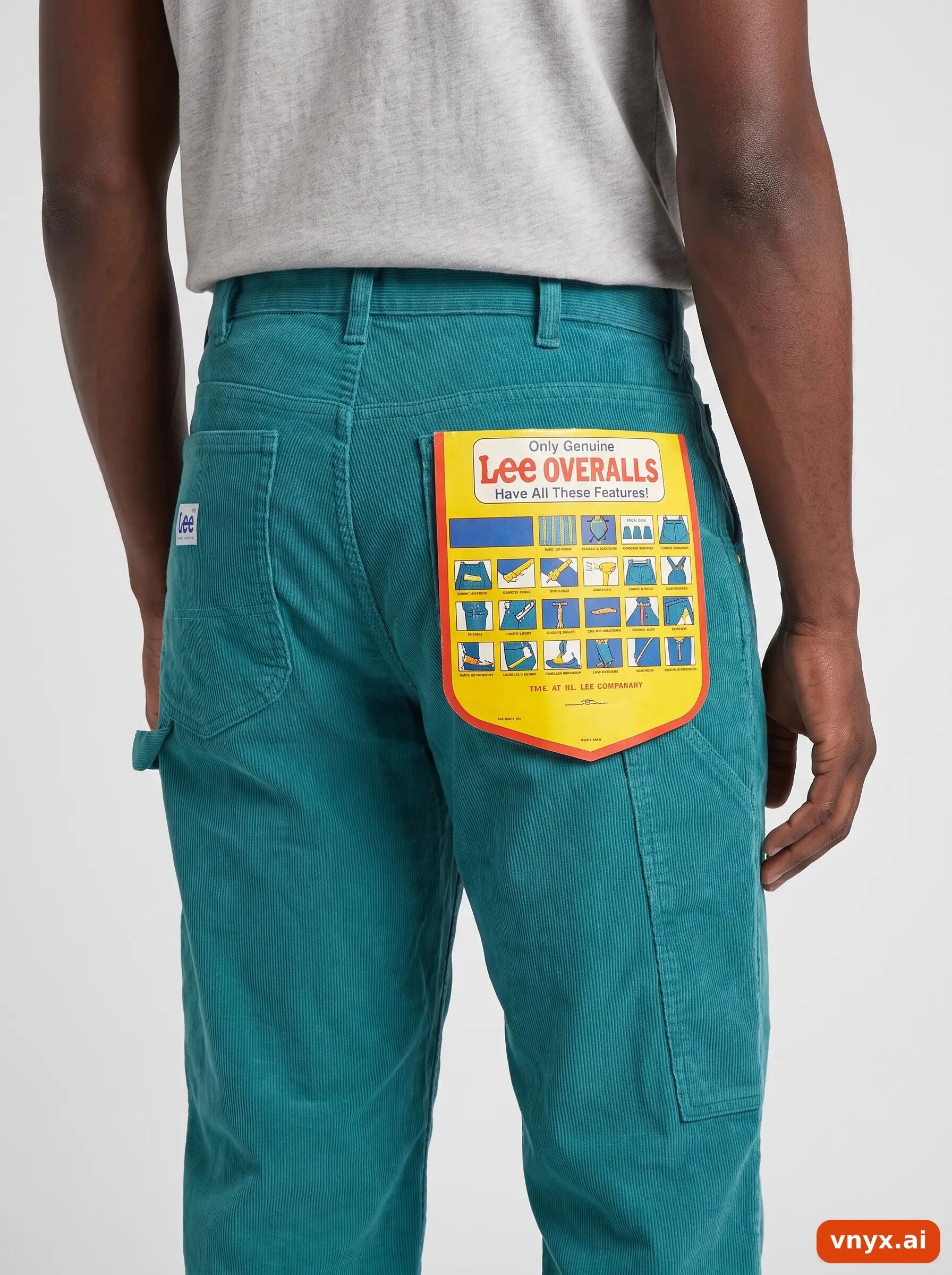 Second Life - Vintage Lee Teal Trousers Men W28 L34 5/6