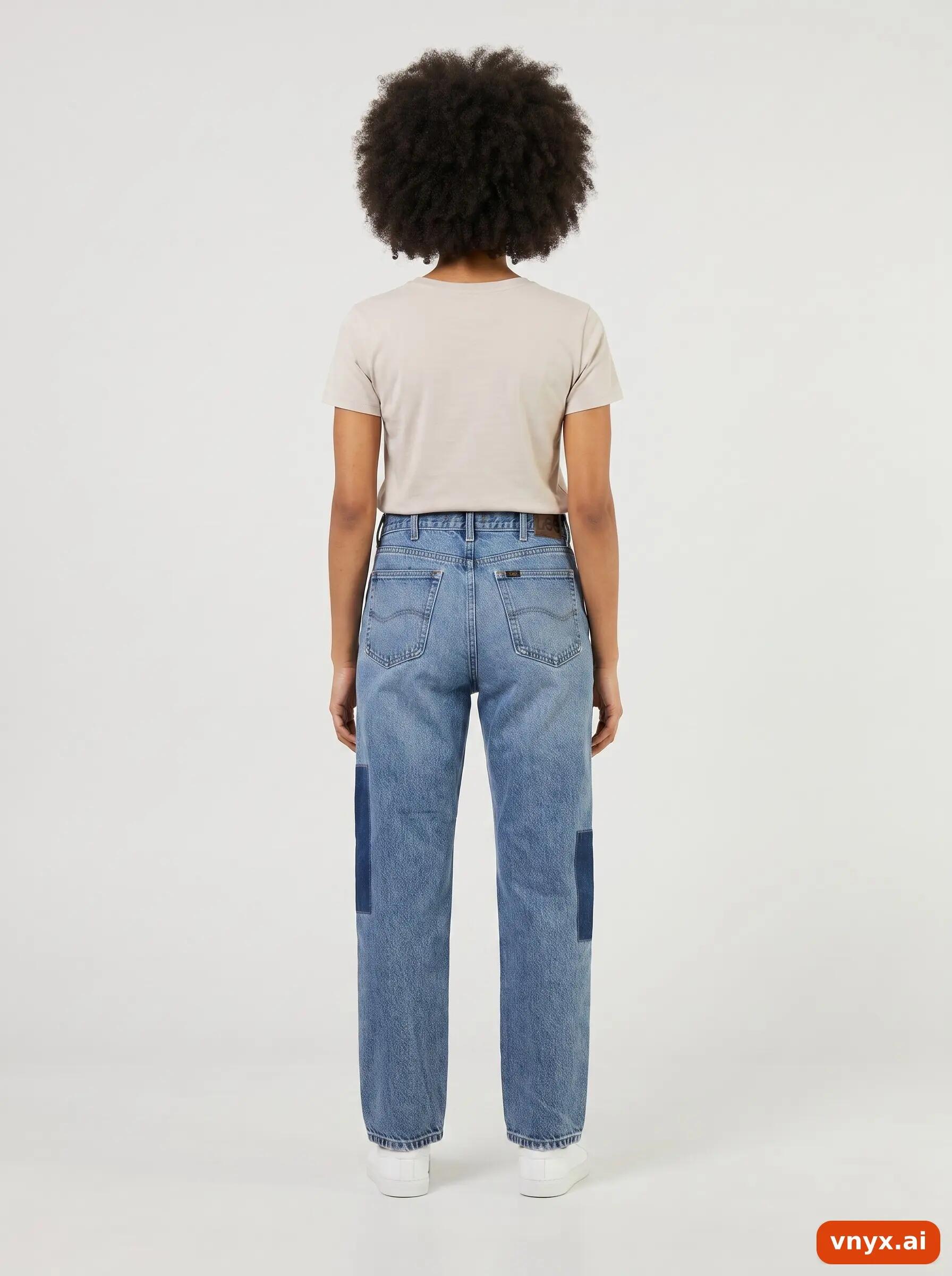 Second Life - Vintage Lee Dark Blue Jeans Women W34 L29 5/6