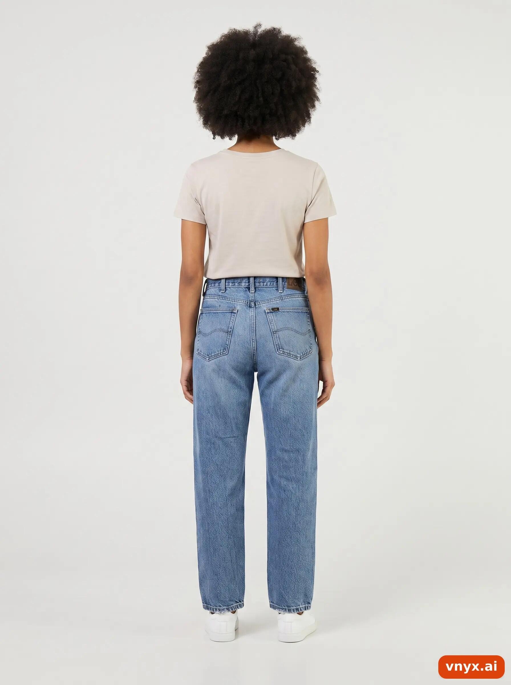 Second Life - Vintage Lee Dark Blue Jeans Women W34 L29 4/6
