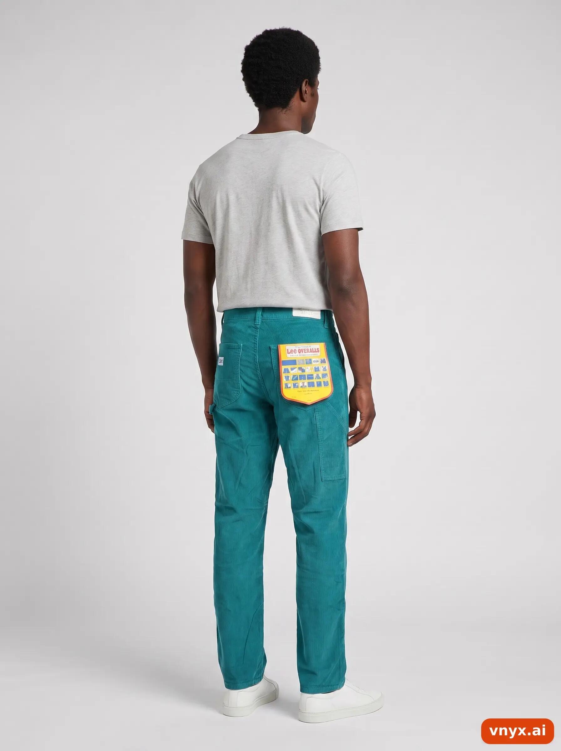 Second Life - Vintage Lee Teal Trousers Men W28 L34 2/6