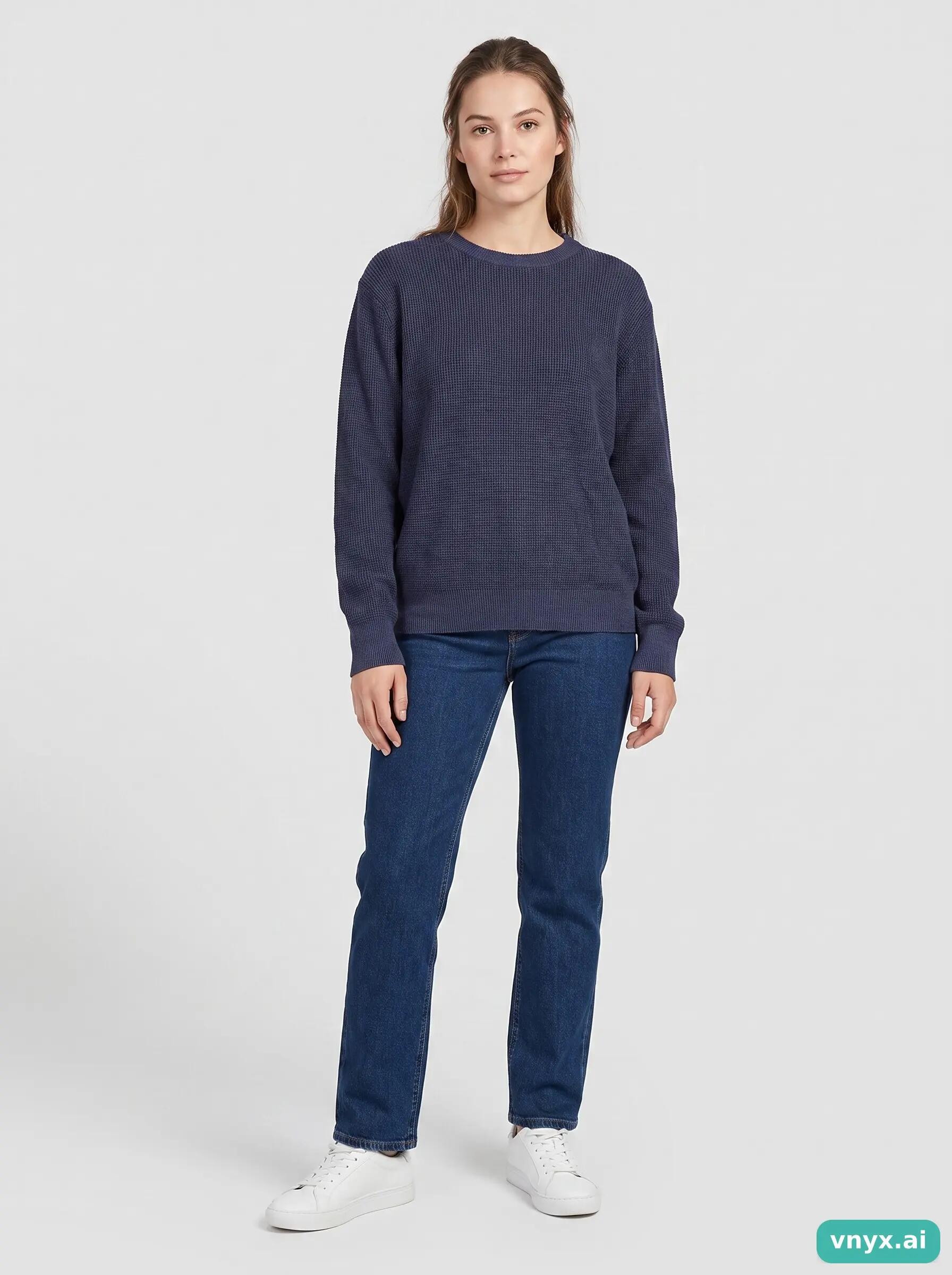 Second Life - Vintage Patagonia Navy Sweater Women M 3/6