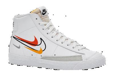 Heren - sneakers - gemarkeerd - blazer mid 77 multi swoosh - oranje