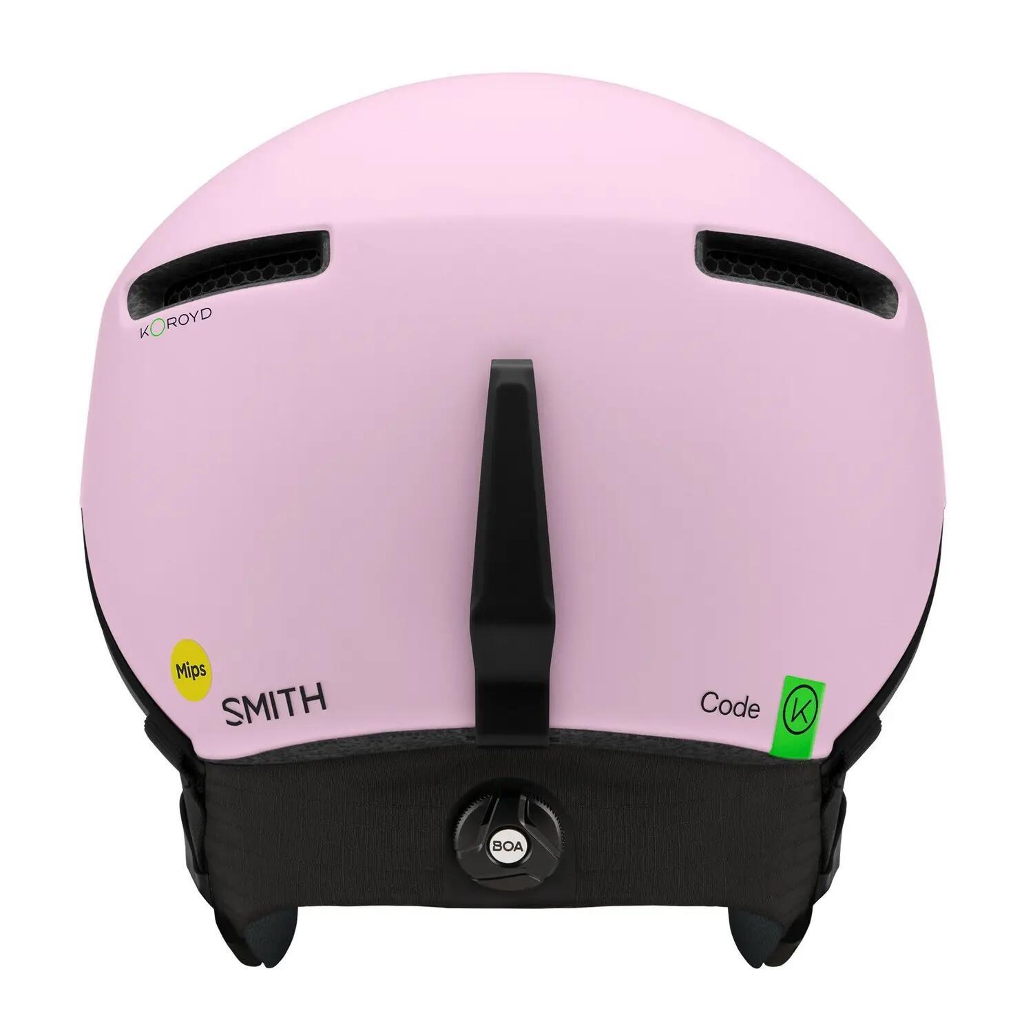 Skihelm Smith Code Mips 2 Matte Pink Frost heren 2/3