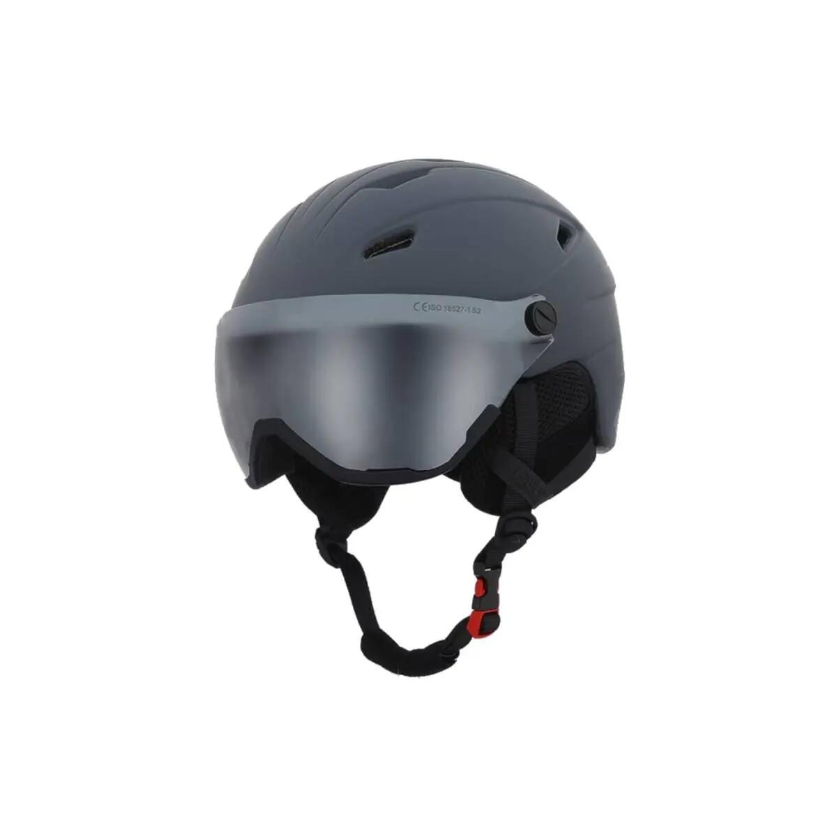 Kask Narciarski z Szybą Przyłbicą 4F Snowboardowy S2 Szary 2/6