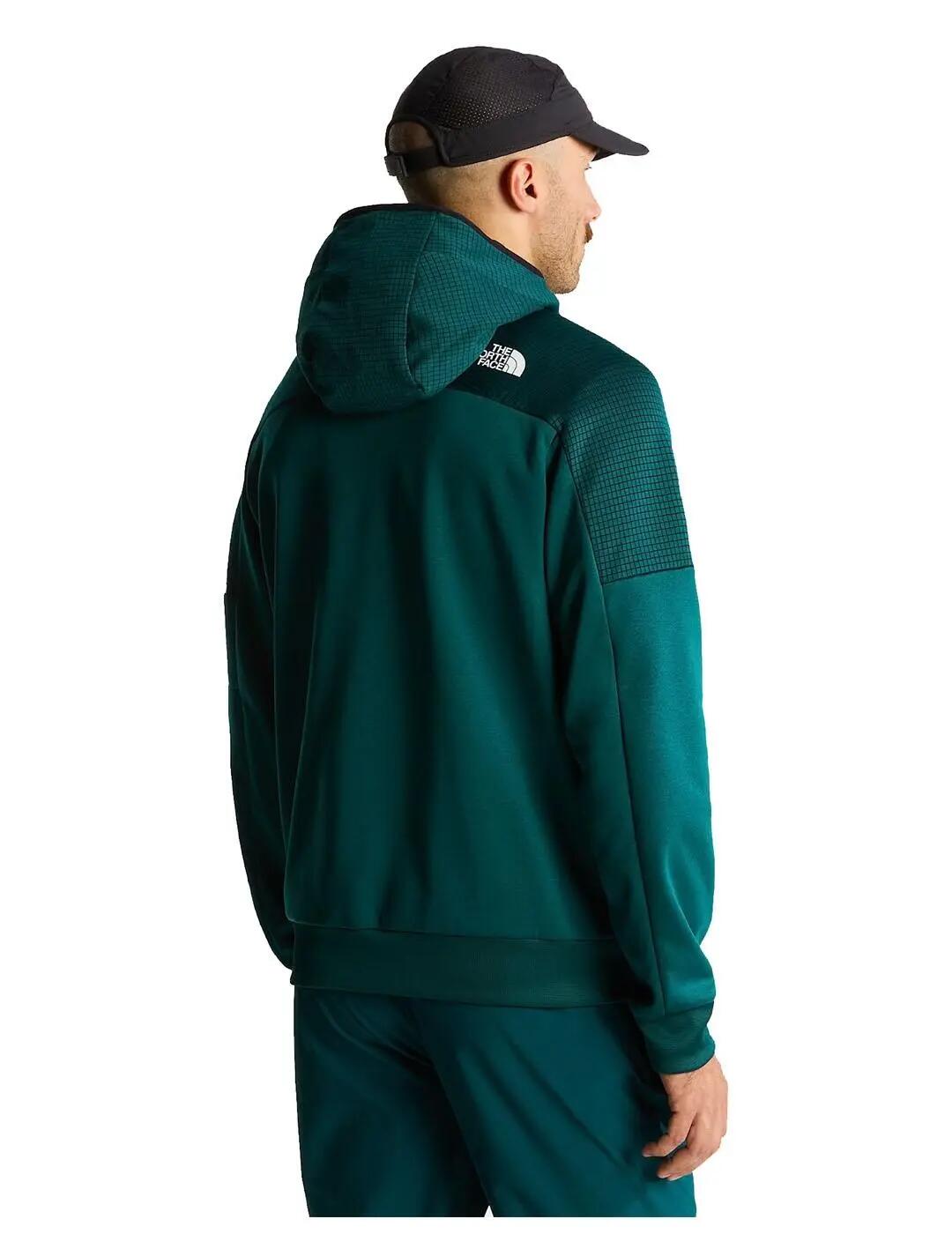 Camisolas polares para homens The North Face Mountain Athletics Verde. 4/4