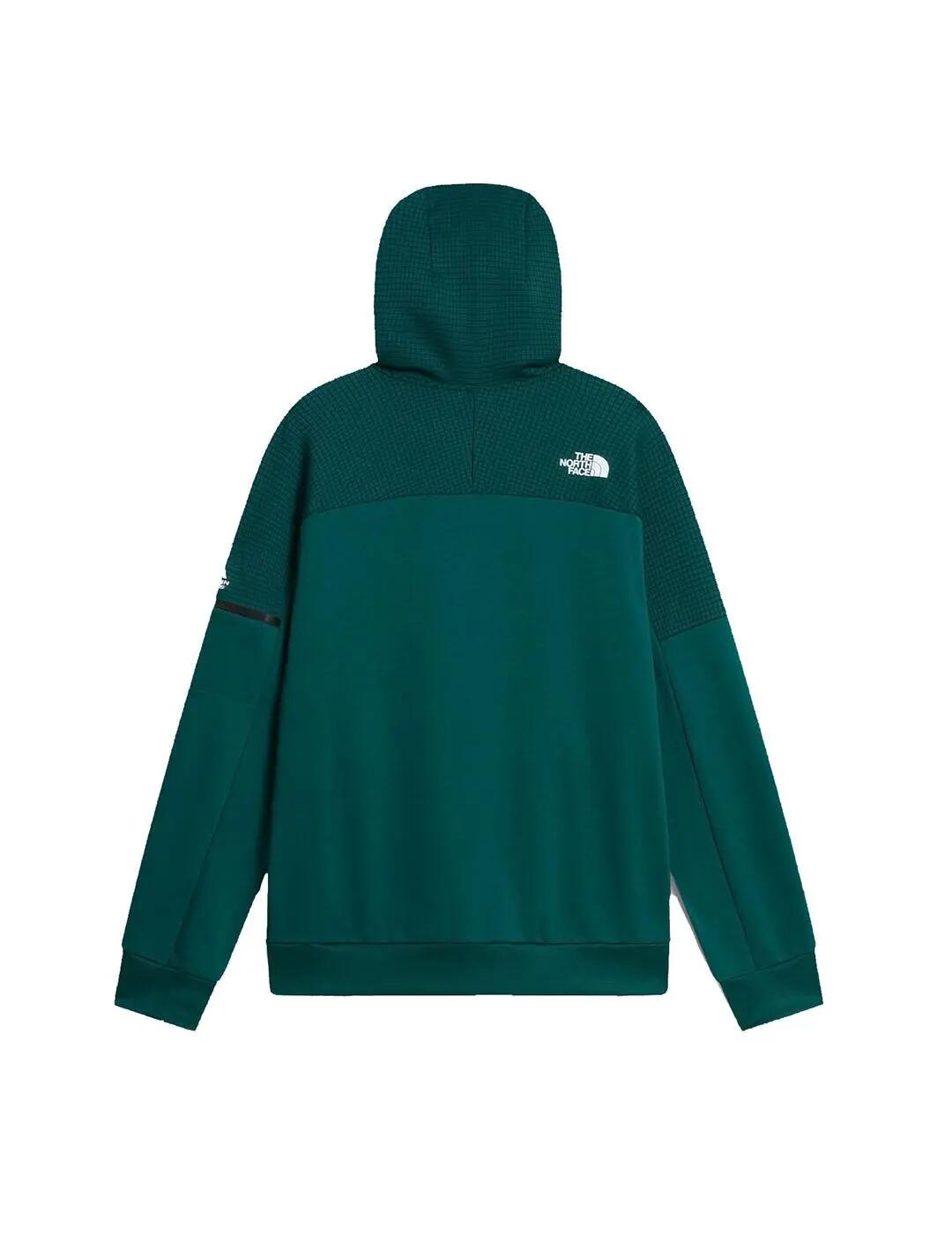 Camisolas polares para homens The North Face Mountain Athletics Verde. 2/4