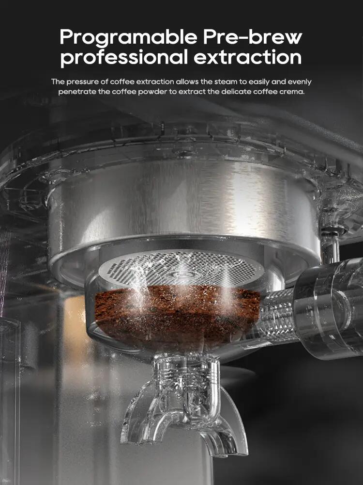 Máquina de café expresso semiautomática HiBREW H10A, 20 bar 5/14