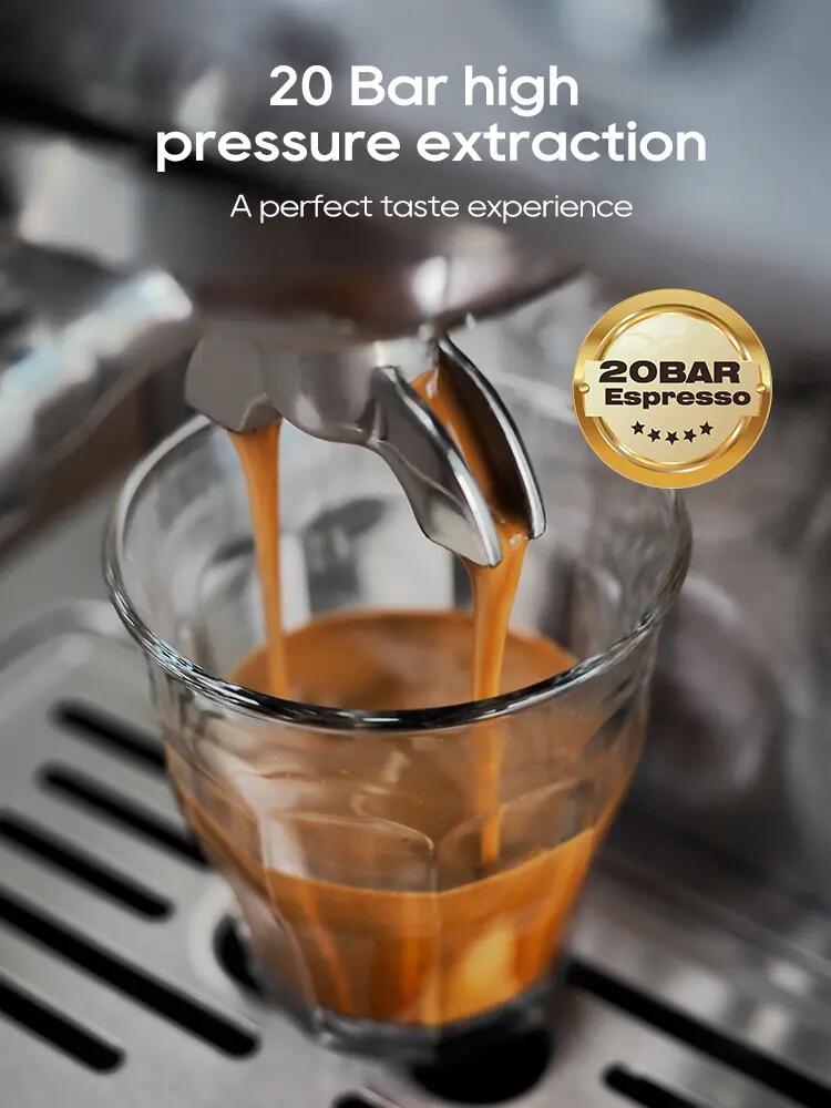 Máquina de café expresso semiautomática HiBREW H10A, 20 bar 4/14
