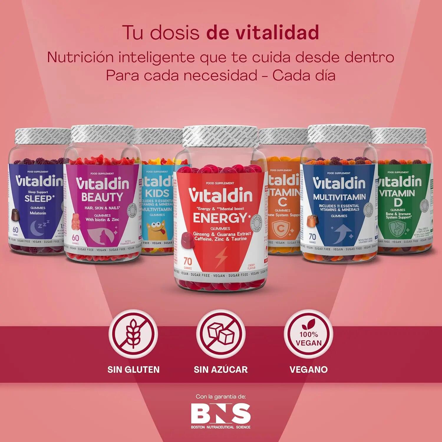 Gominolas Energéticas con Cafeína y sin azúcar 7/8