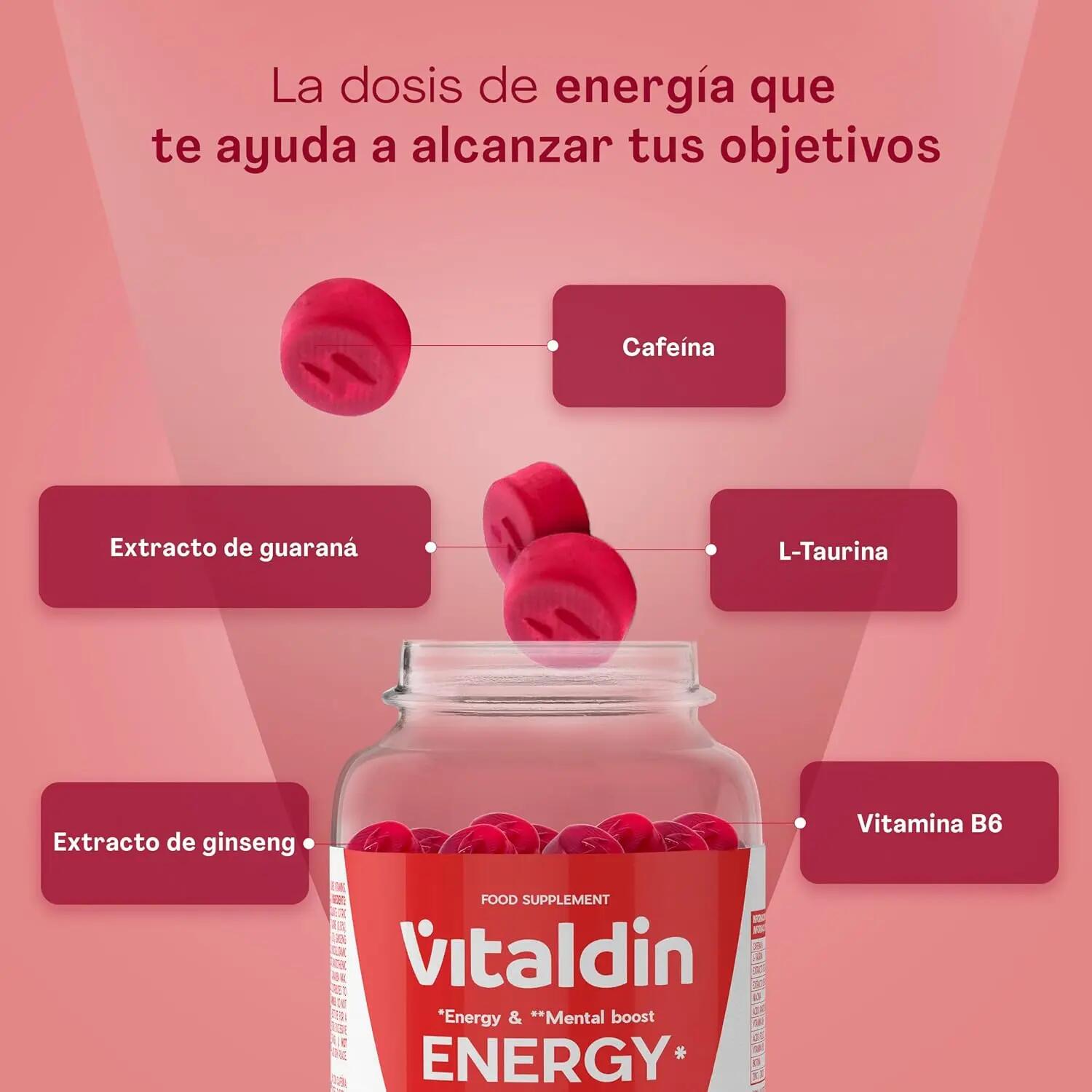 Gominolas Energéticas con Cafeína y sin azúcar 2/8
