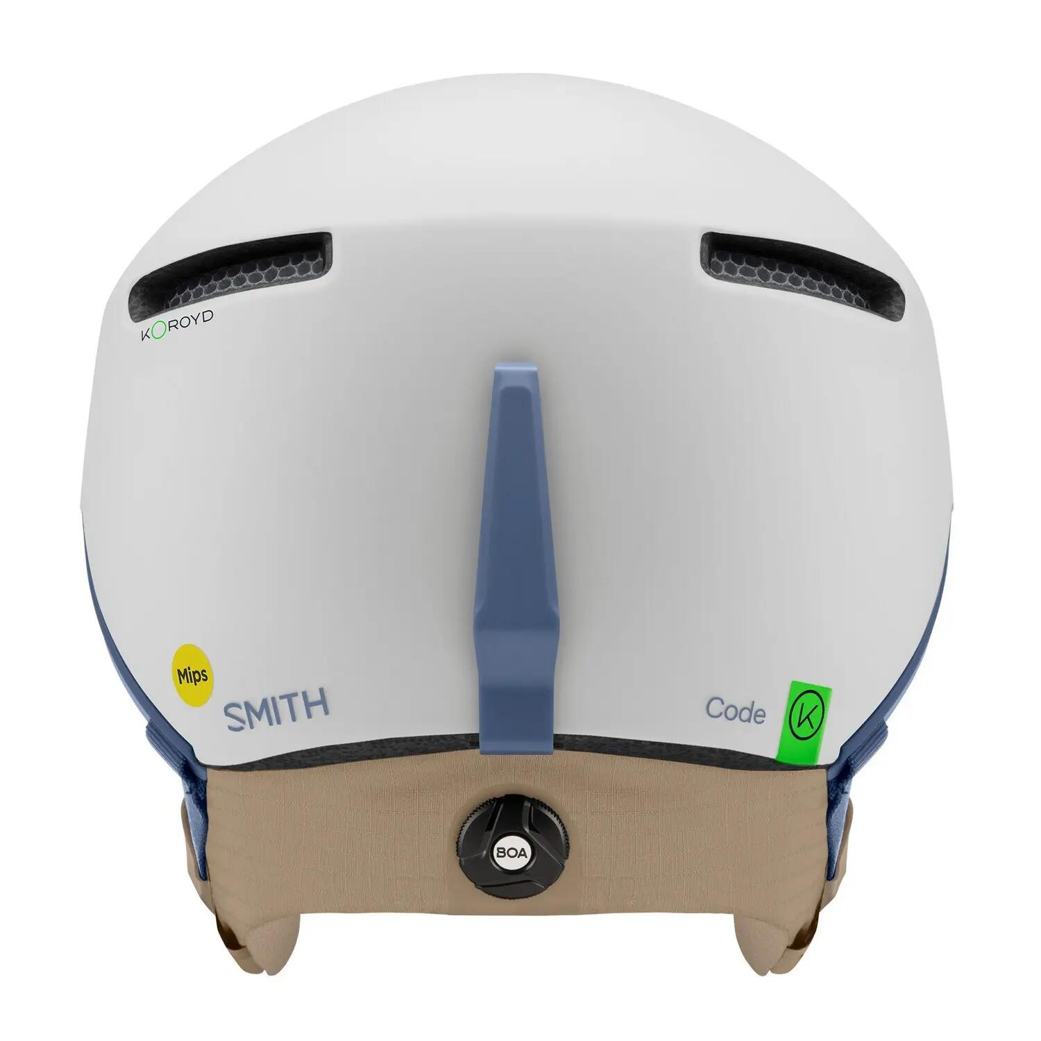 Skihelm Smith Code Mips 2 Matte Mist heren 2/3