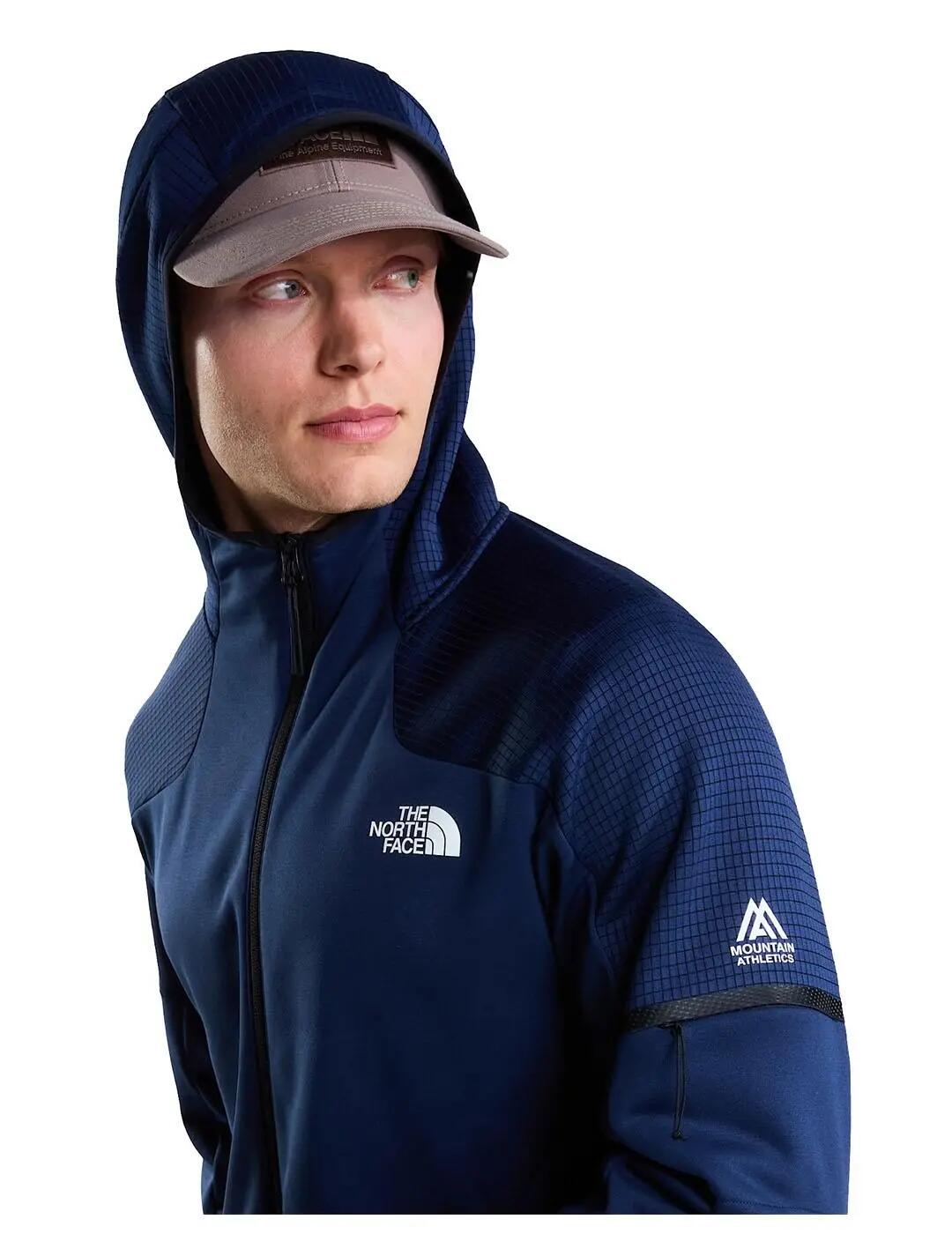 Sweat-shirts polaires pour hommes The North Face Mountain Athletics Bleu. 5/6