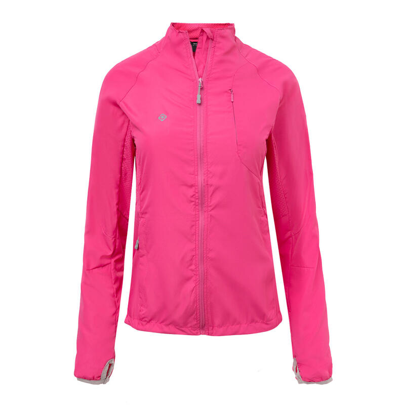 Izas Chaqueta Running y trekking Mujer, repelente al agua y cortavientos ISONA