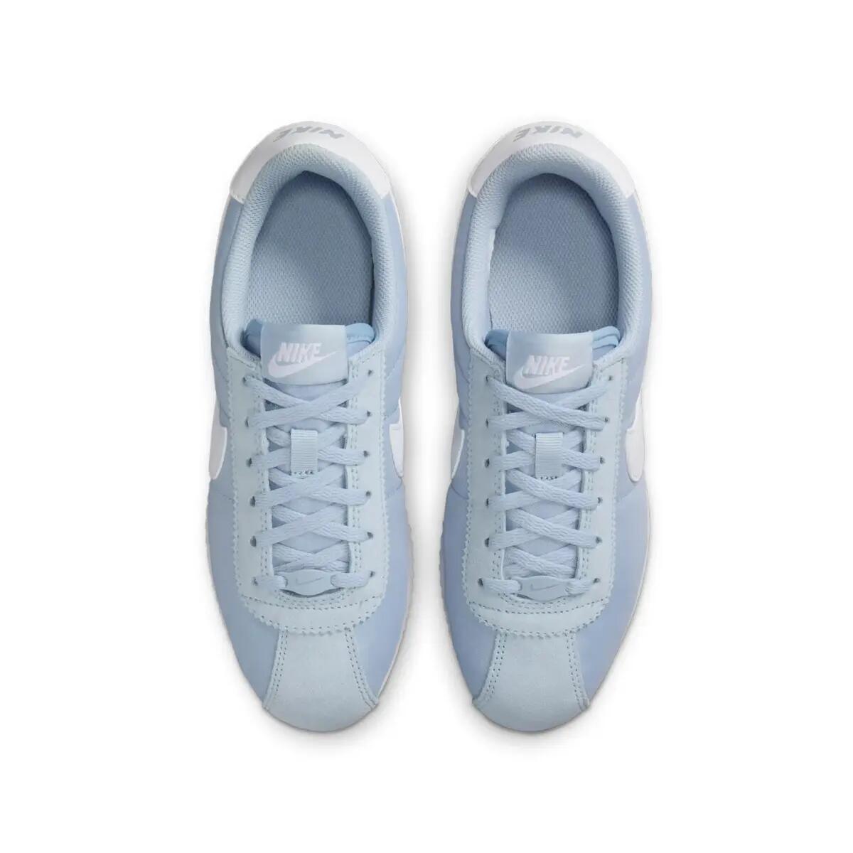Nike Cortez Textile Light Armory Blue White (GS) 3/6