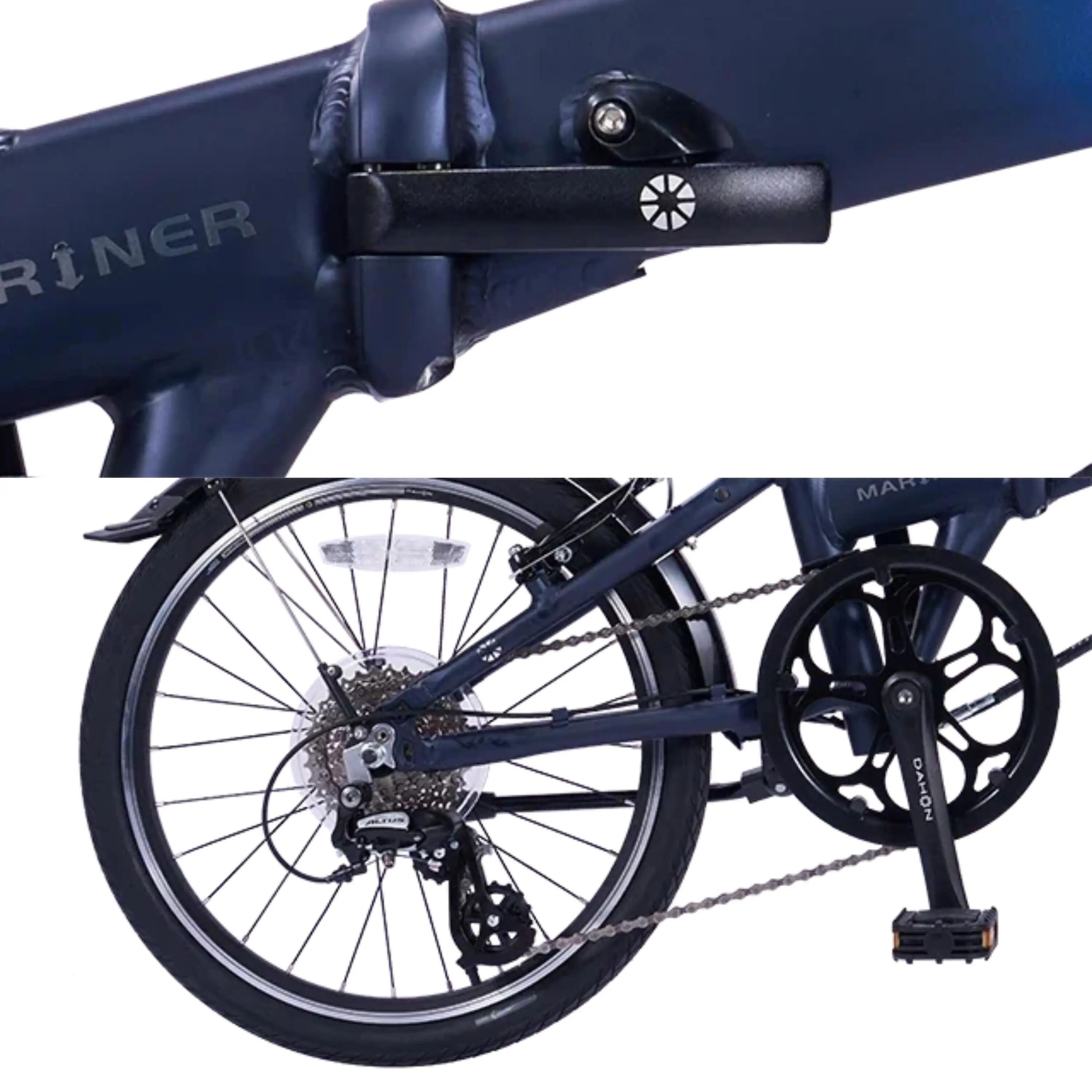 DAHON Mariner D8-II Ocean Blue – Faltrad – 20 Zoll – 8 Gänge 3/6