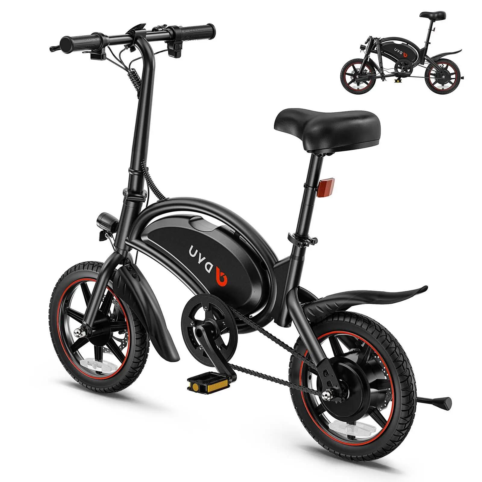 Bicicleta Eléctrica Plegable DYU D3S, 250W, Neumáticos 14 Pulgadas 4/6