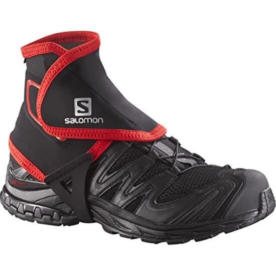 Guêtres - Trail running - Unisexes - Au-dessus de la cheville - Noir/Rouge