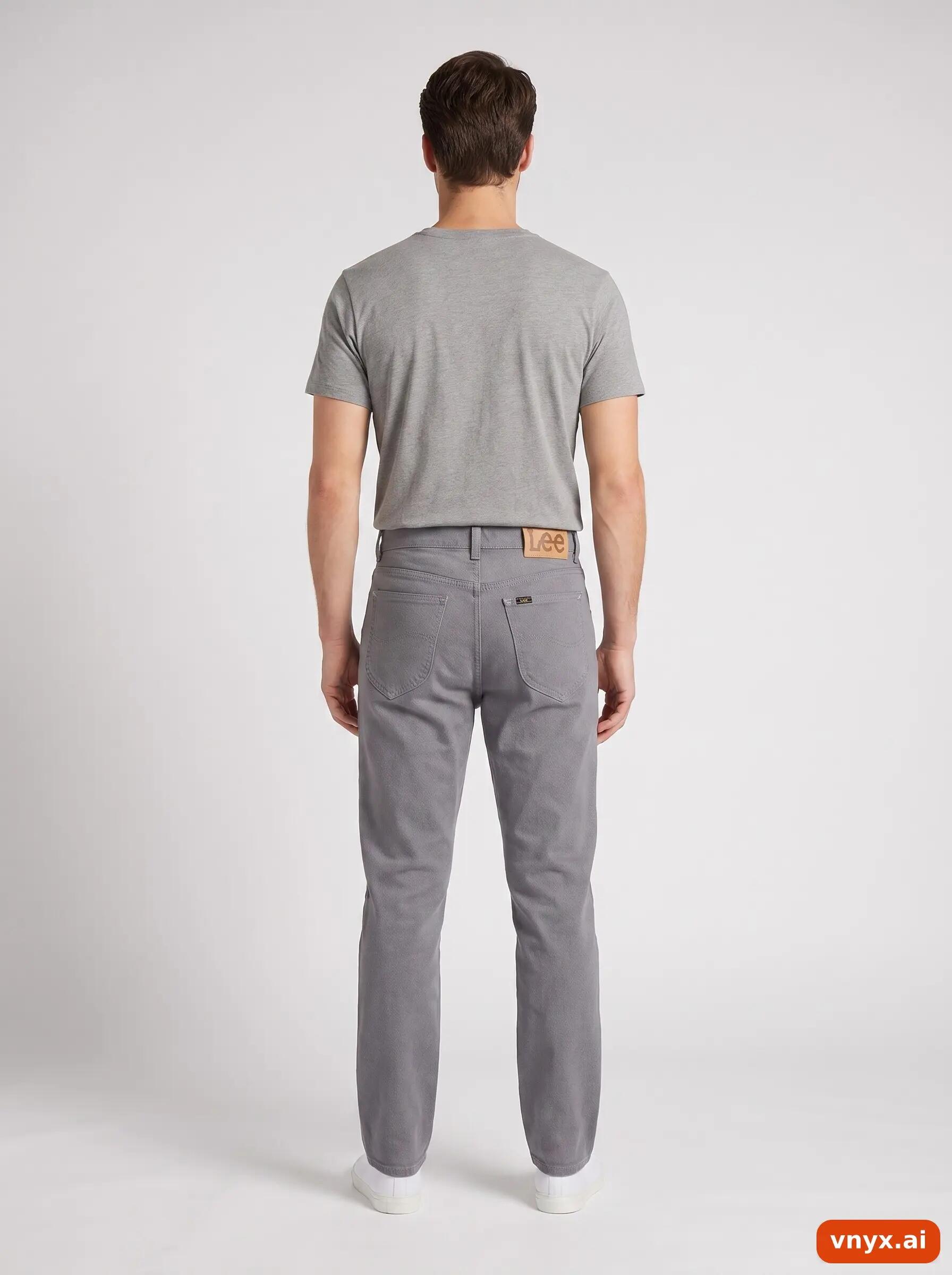 Second Life - Vintage Lee Grey Jeans Men W27 L34 4/6