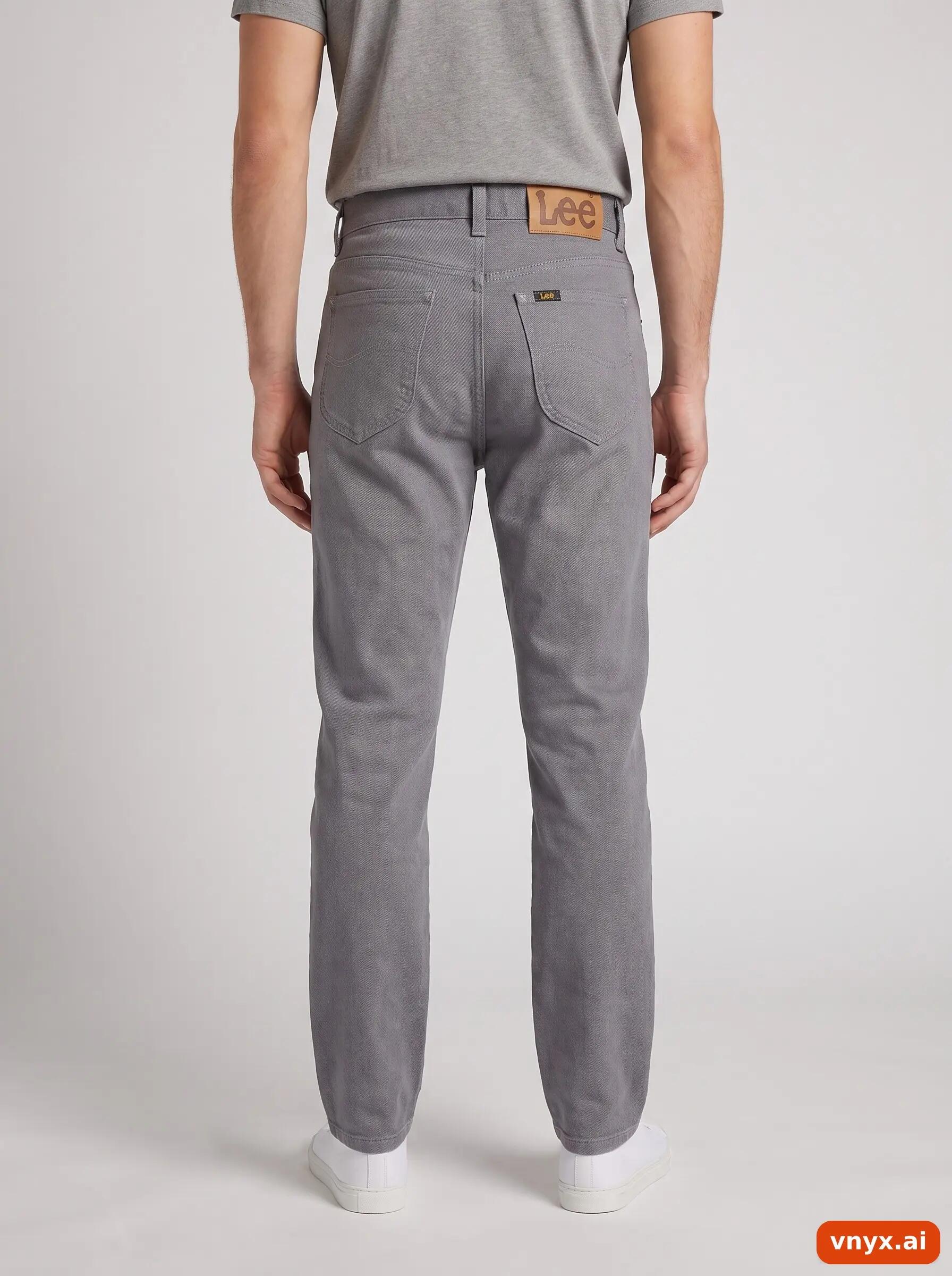 Second Life - Vintage Lee Grey Jeans Men W27 L34 2/6