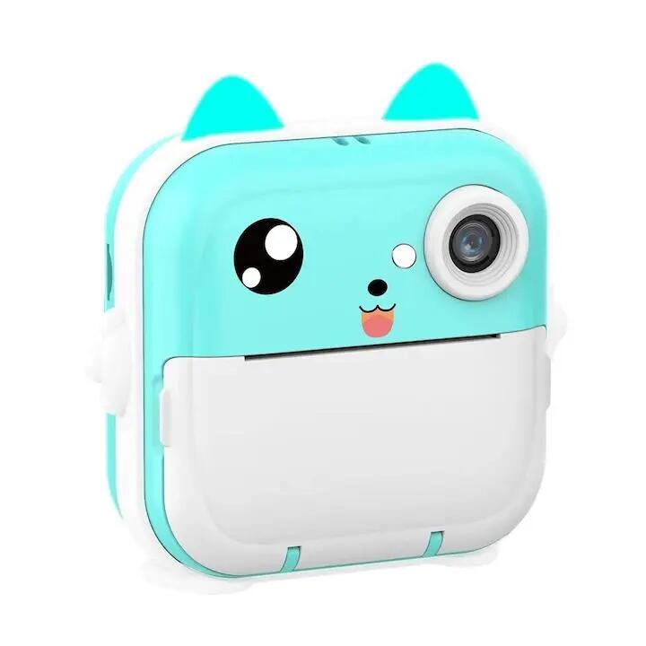 Appareil photo vidéo enfant Full HD, impression, turquoise 3/3