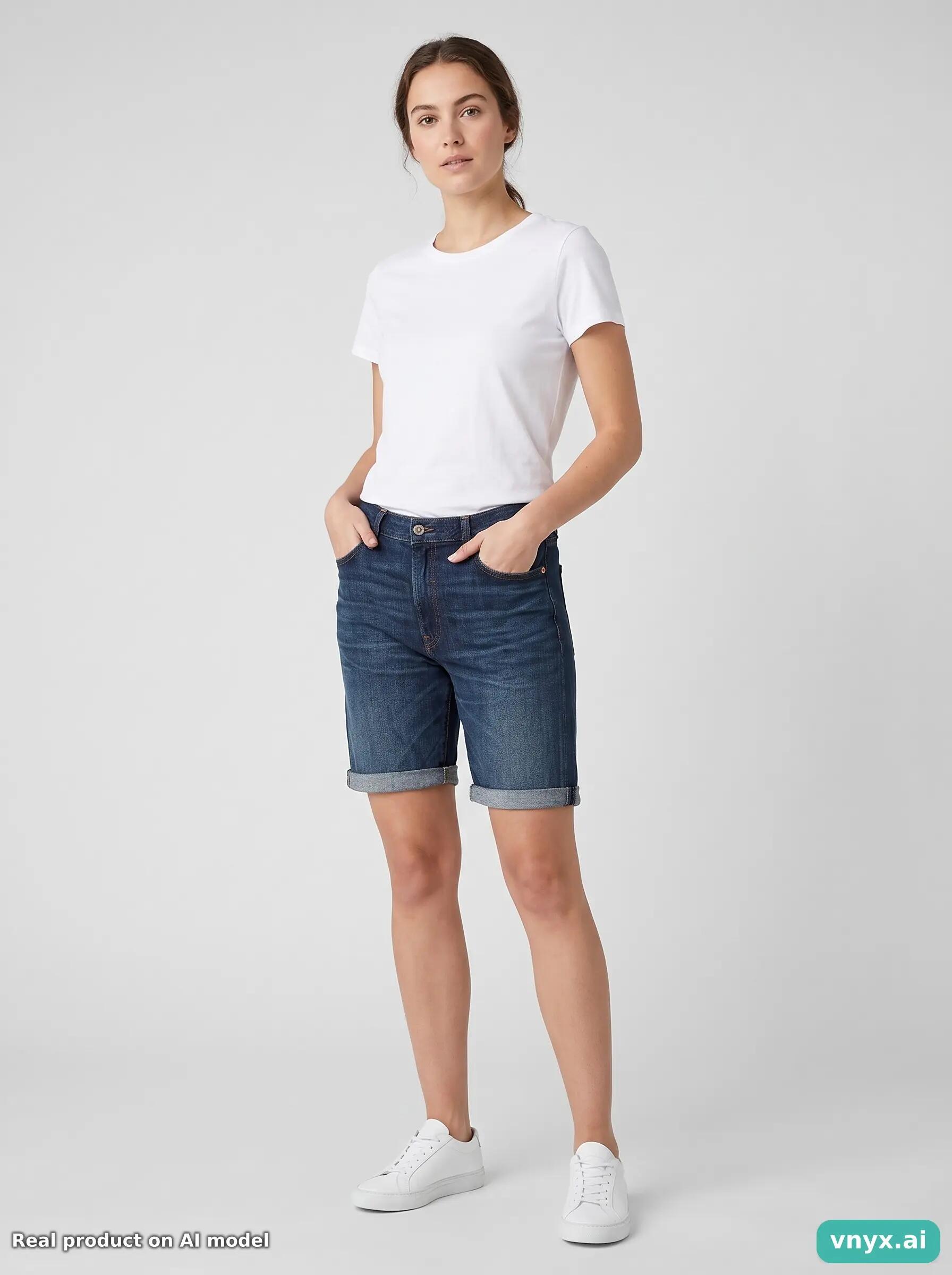Second Life - Vintage Levi's Dark Blue Shorts Women 36 3/6