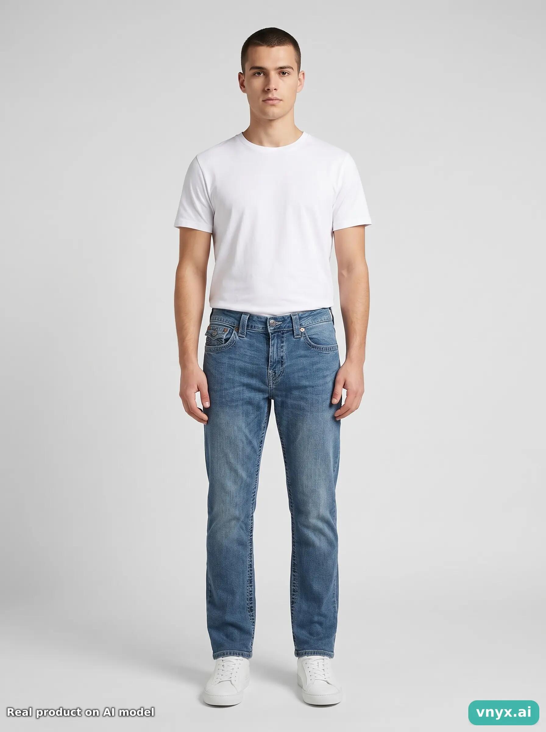 Second Life - Vintage True Religion Dark Blue Jeans Men 29 3/6