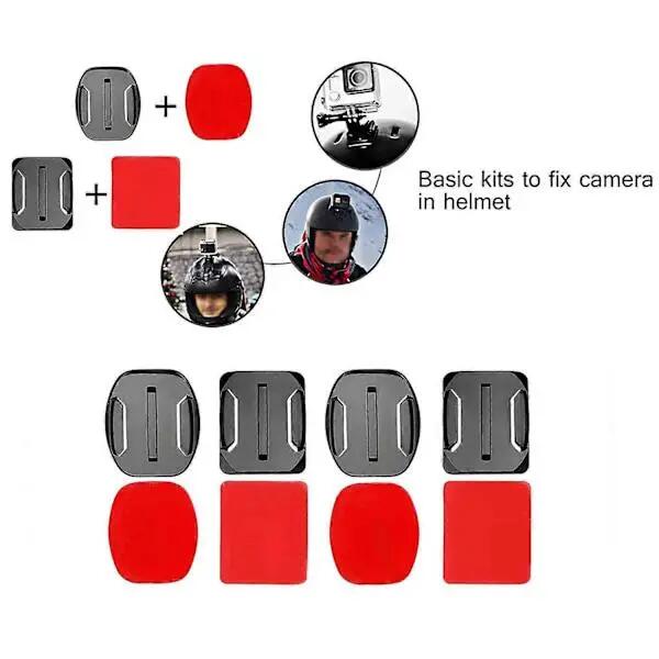 Kit accessoires casque GoPro Hero 7, 6, 5, 4, 3 4/5