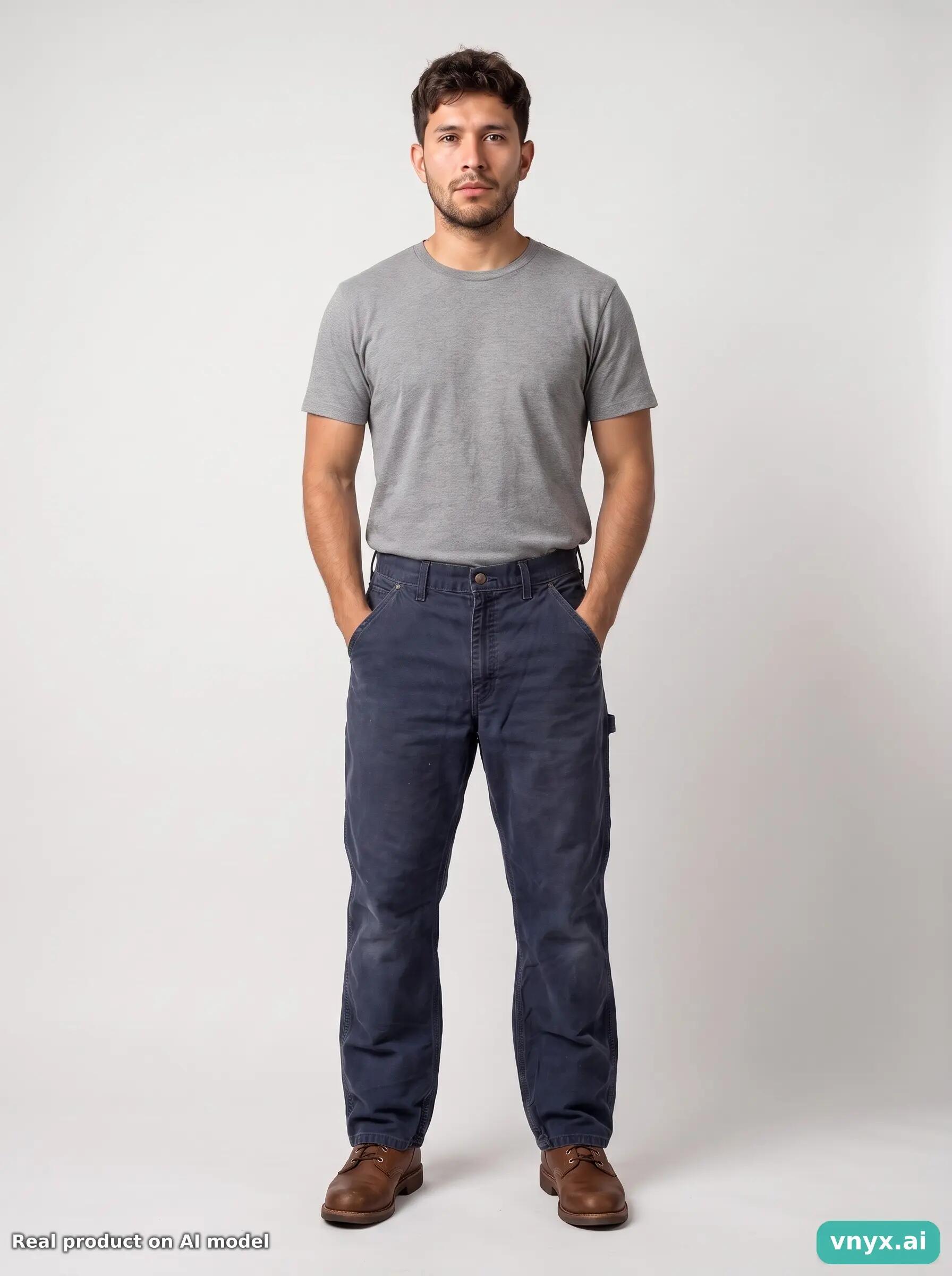 Second Life - Vintage Carhartt Navy Trousers Men W30 L29 6/6