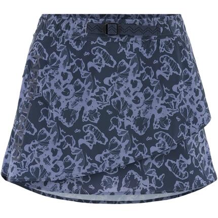 Damen - alpiner Skisport - Rock mit integrierten Shorts - Ane Skirt - grau