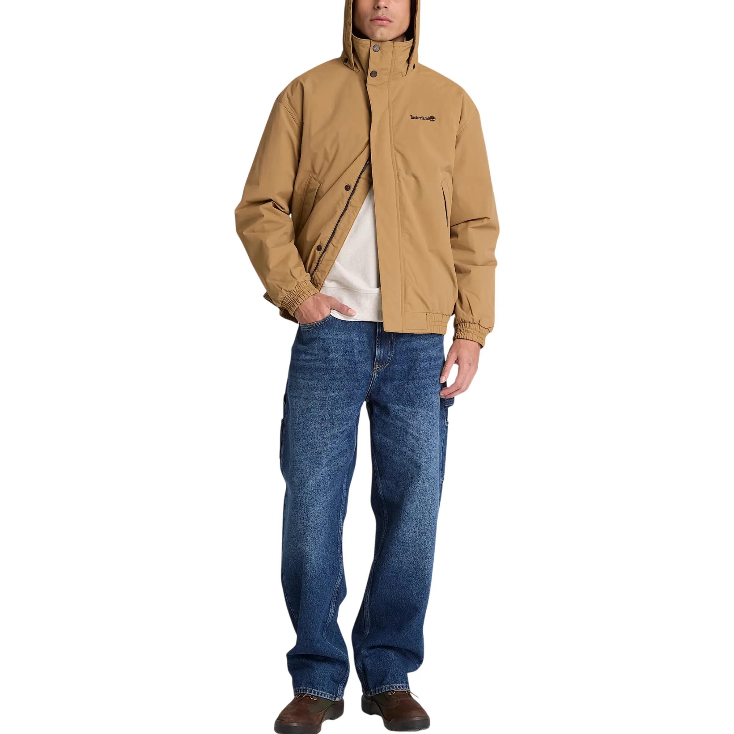 Cazadora Bomber Timberland para Hombre con Capucha Desmontable 5/5