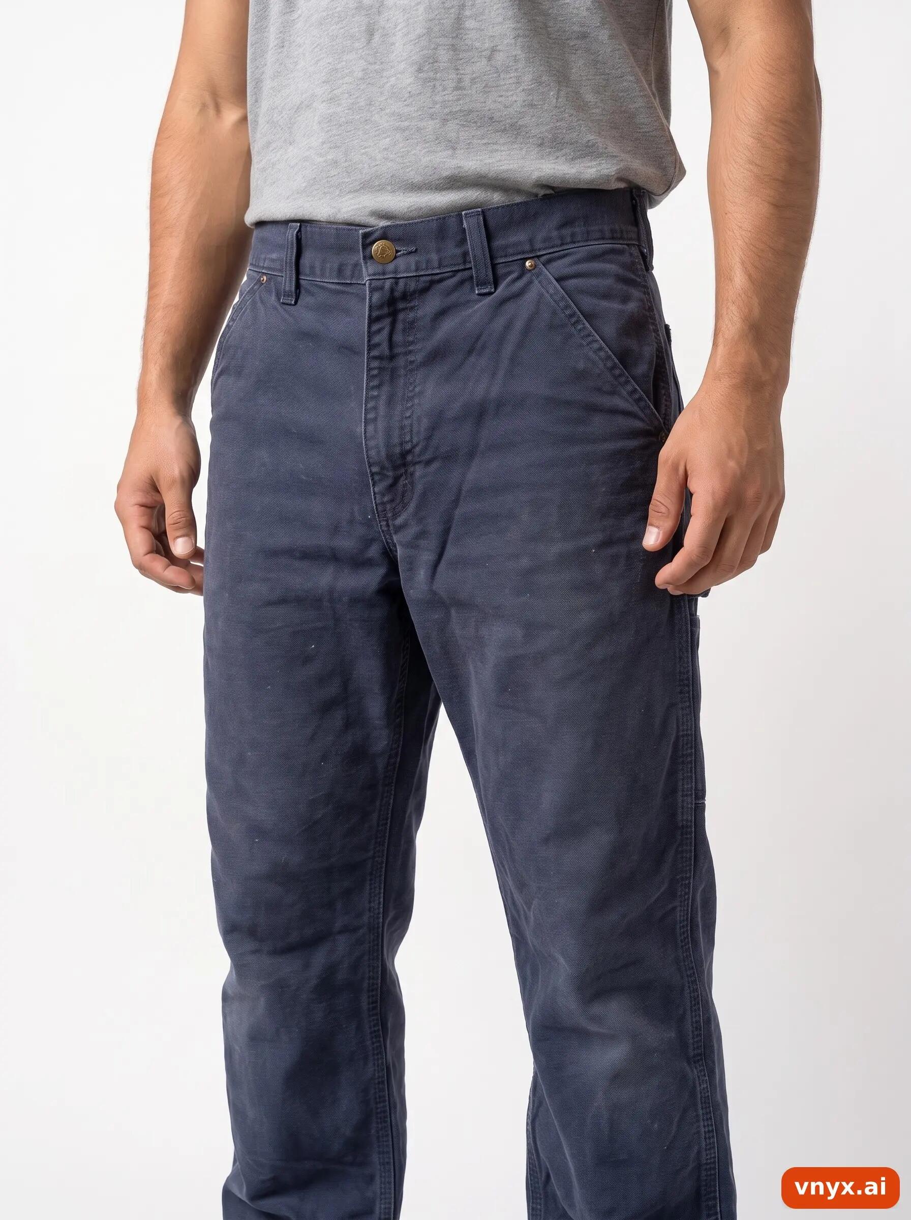 Second Life - Vintage Carhartt Navy Trousers Men W30 L29 5/6