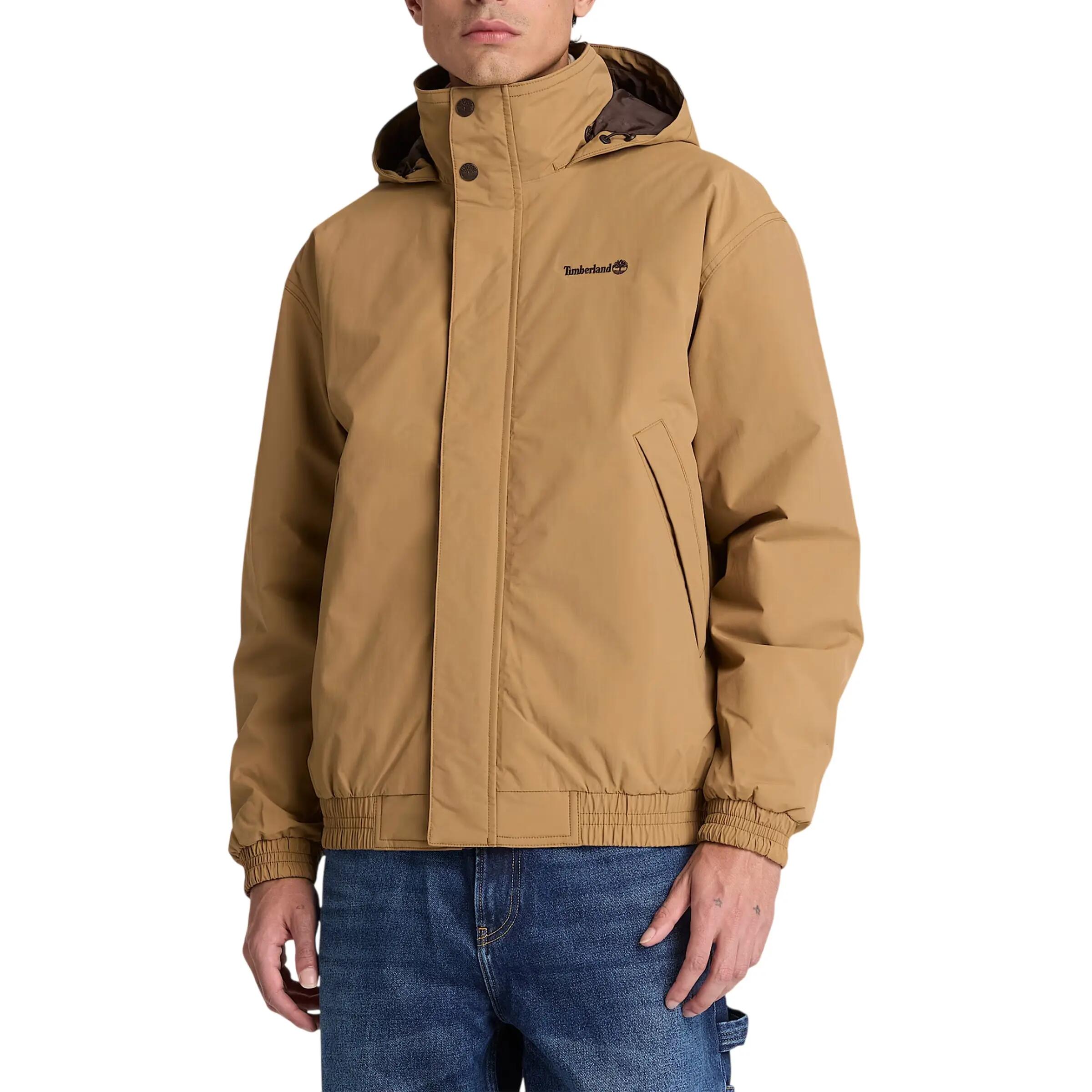 Cazadora Bomber Timberland para Hombre con Capucha Desmontable 2/5