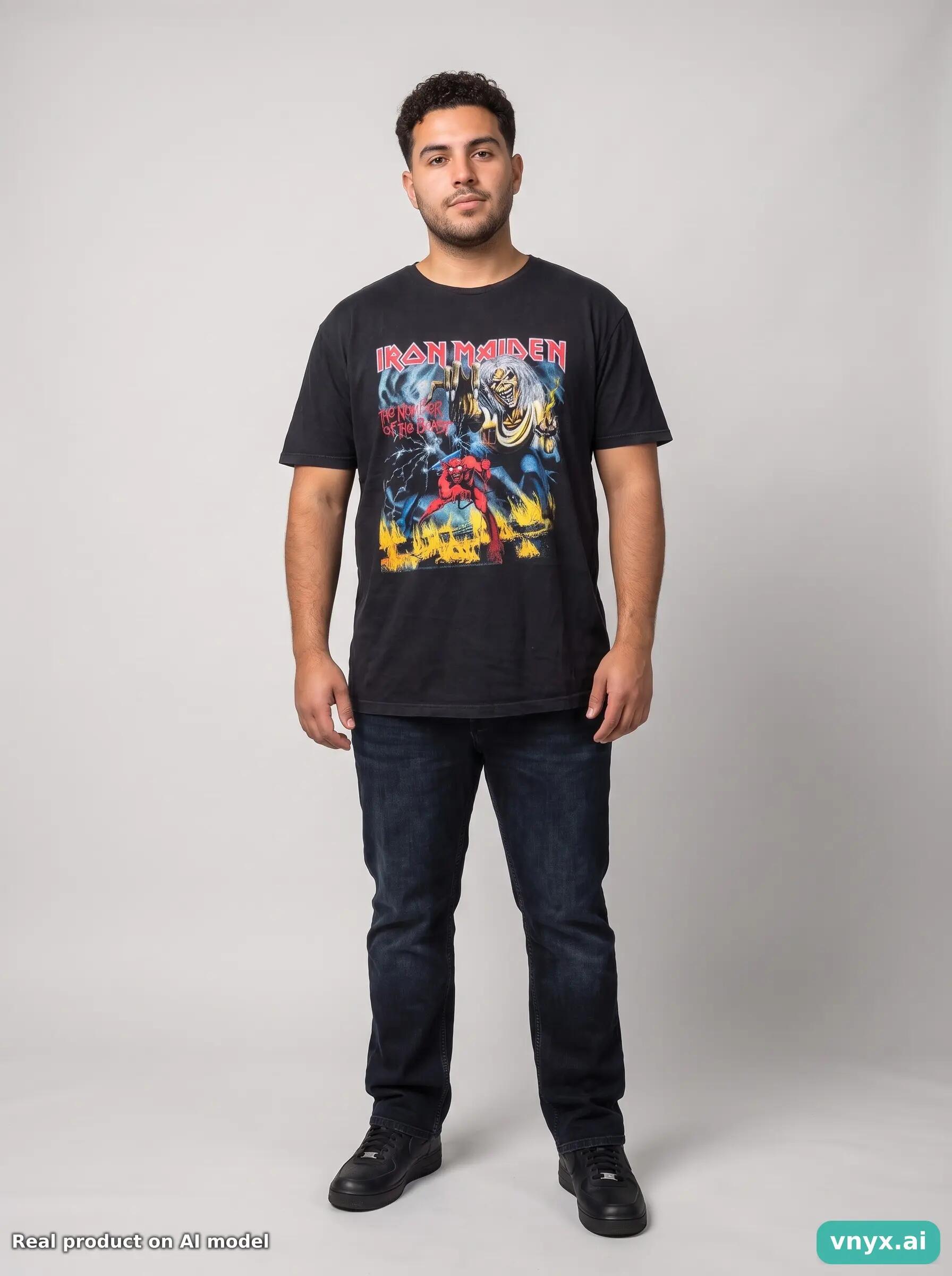 Second Life - Vintage Gildan Black T-Shirt Men L 6/6