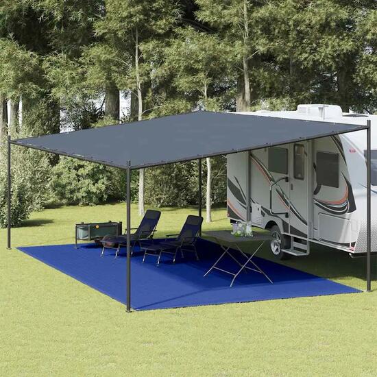 Tapis de sol de tente HDPE vidaXL respirant et perméable à l’eau