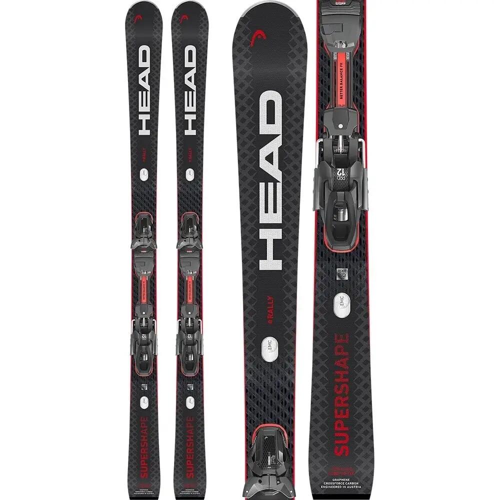 Esqui Y Snowboards Unisex - HEAD Supershape E-Rally SW + PRD 12 GW - Black/Red 2/7