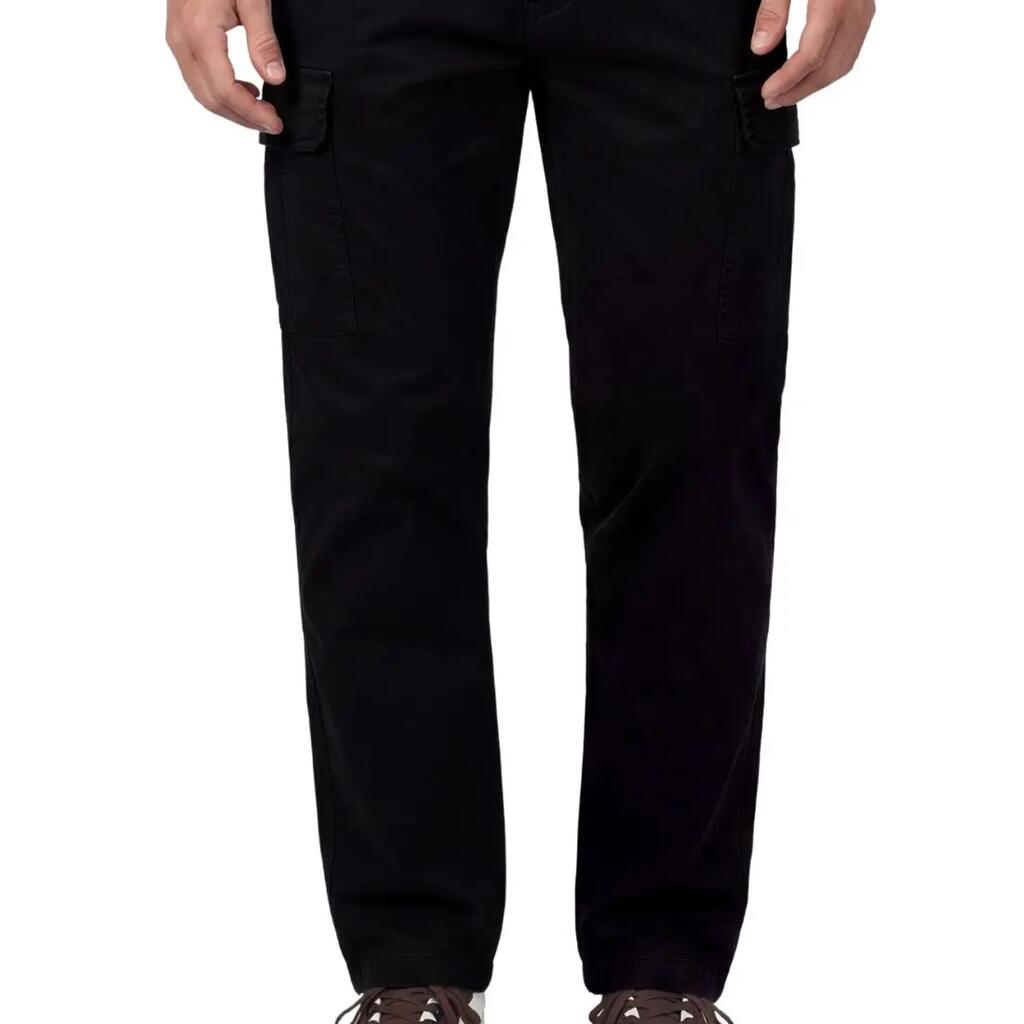 Da uomo - sportswear - pantaloni cargo - regular, 6 tasche - Mels - neri