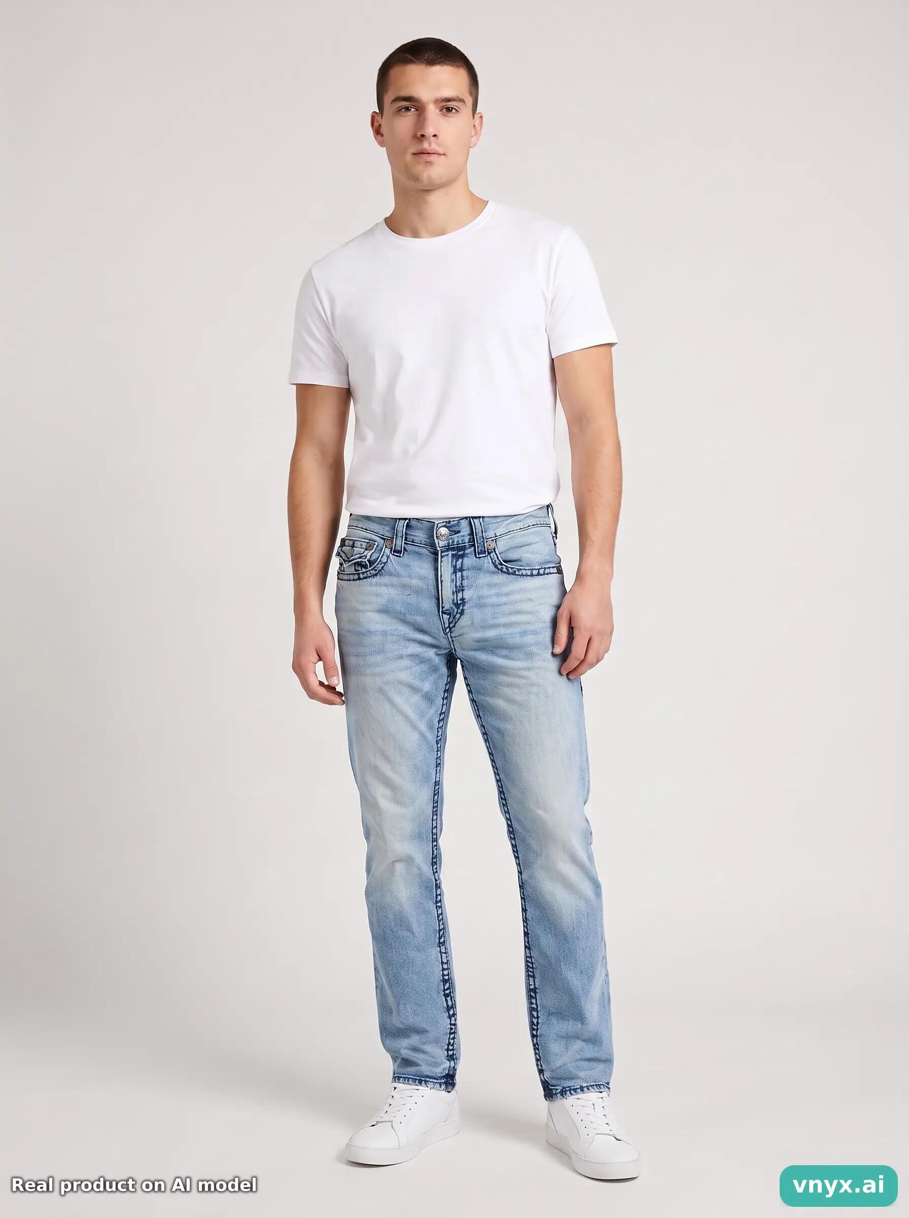 Second Life - Vintage True Religion Blue Jeans for men 5/6