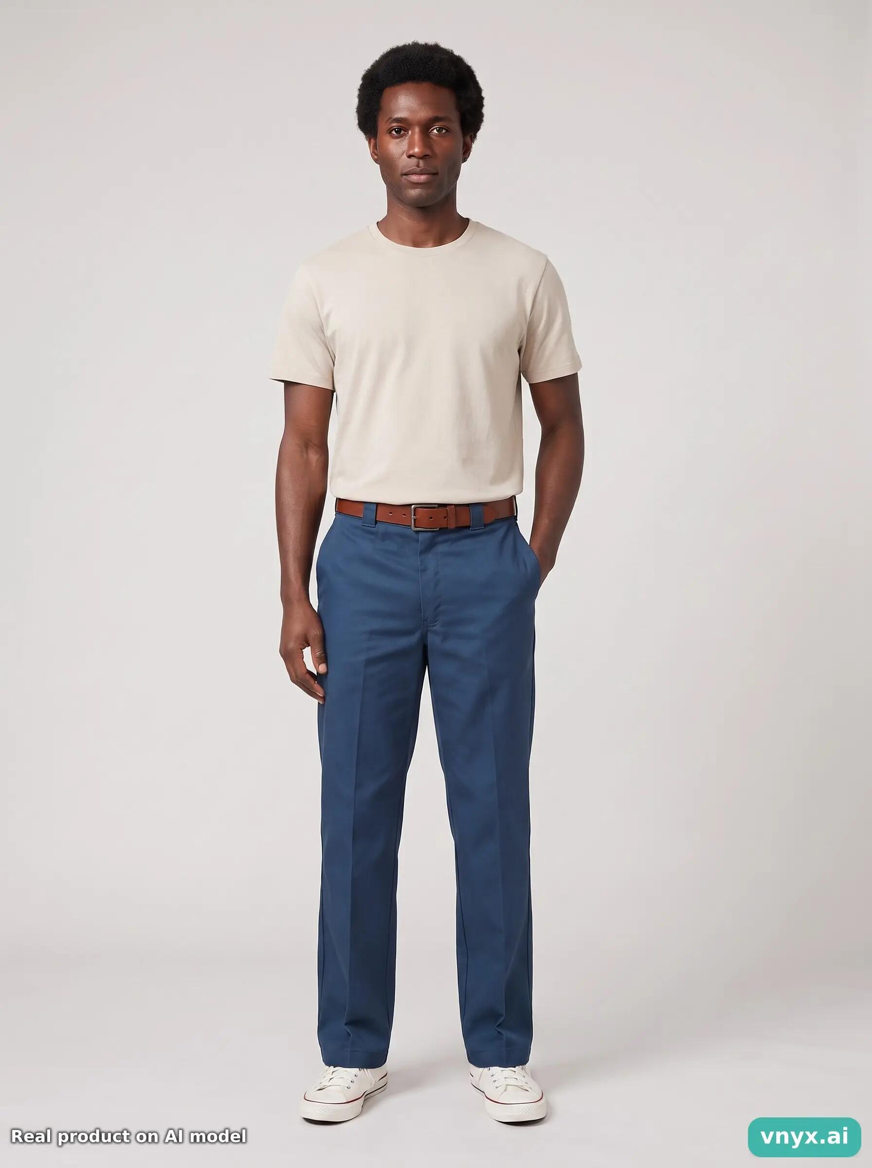 Second Life - Vintage Dickies Navy Trousers Men W36 L34 6/6