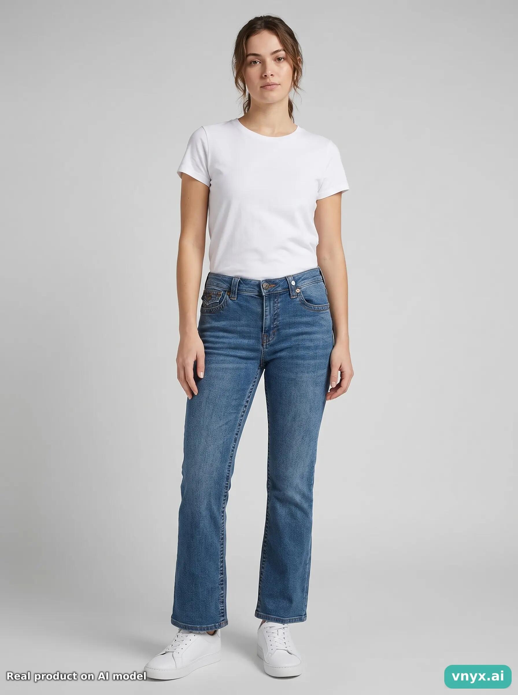 Second Life - Vintage True Religion Dark Blue Jeans Women 30 L24 6/6