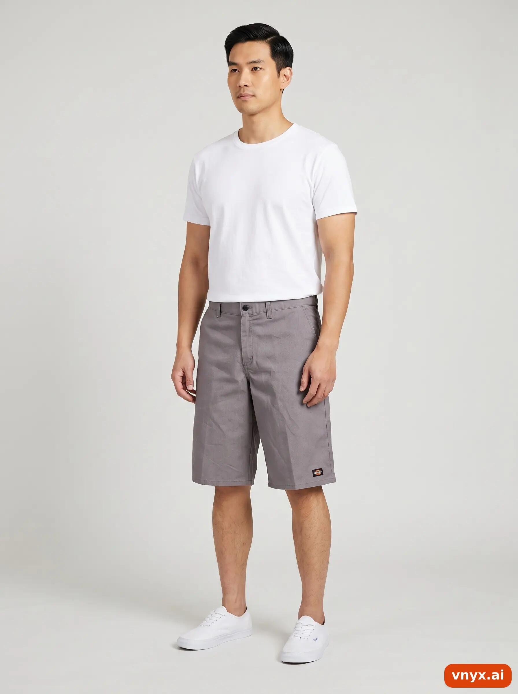 Second Life - Vintage Dickies Grey Shorts Men W29 L41 3/6
