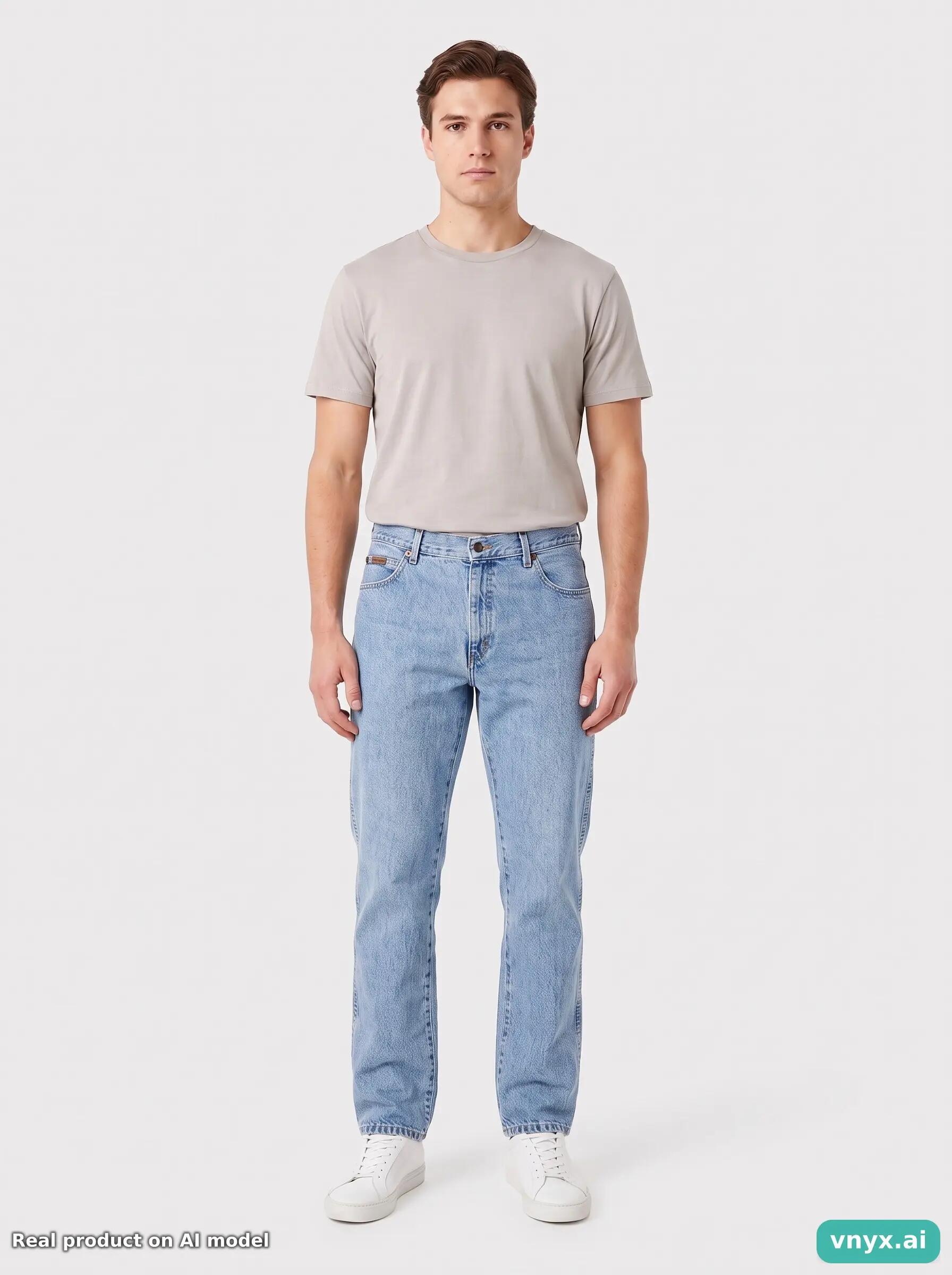 Second Life - Vintage Wrangler Blue Jeans Men W35 L31 5/6