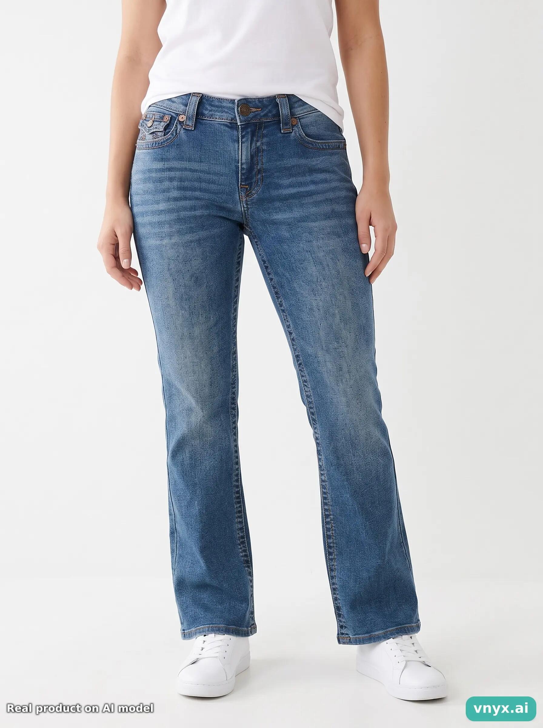 Second Life - Vintage True Religion Dark Blue Jeans Women 30 L24 5/6