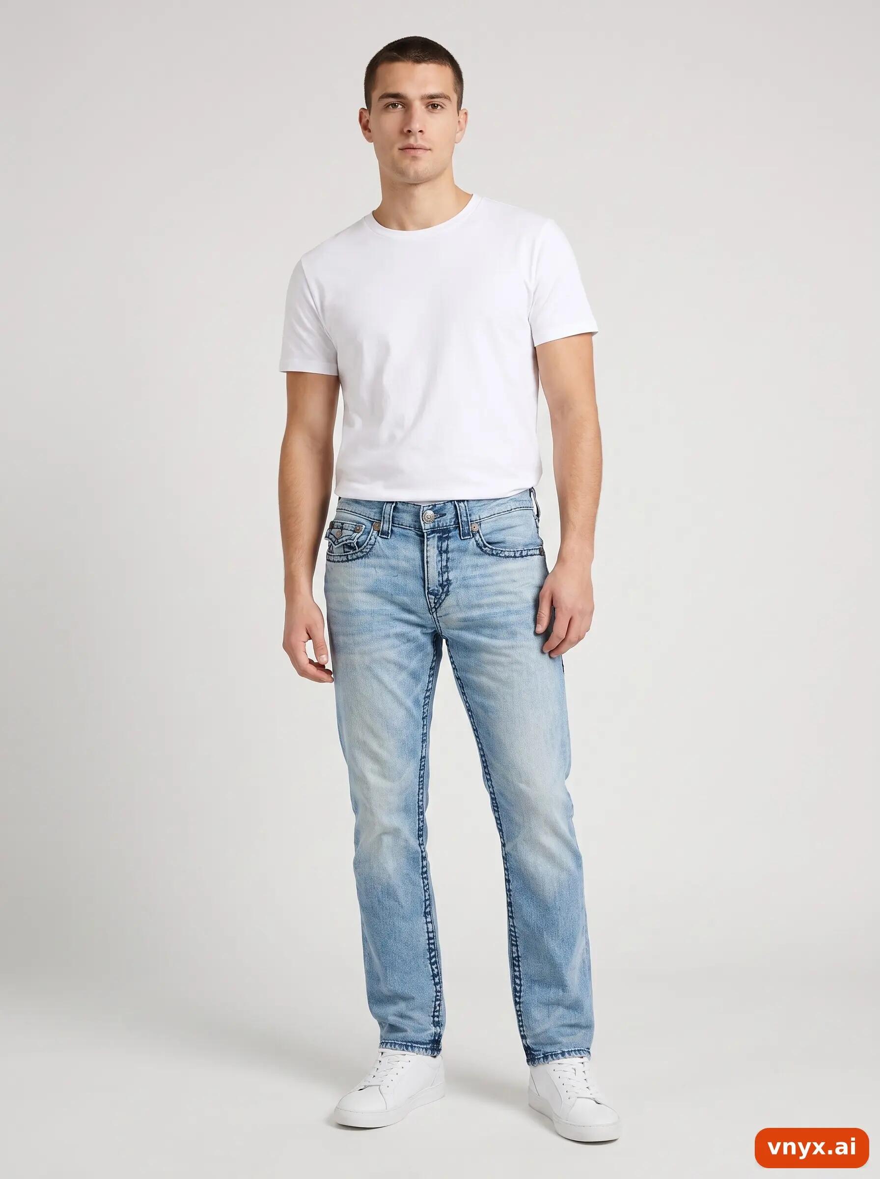 Second Life - Vintage True Religion Blue Jeans for men 3/6