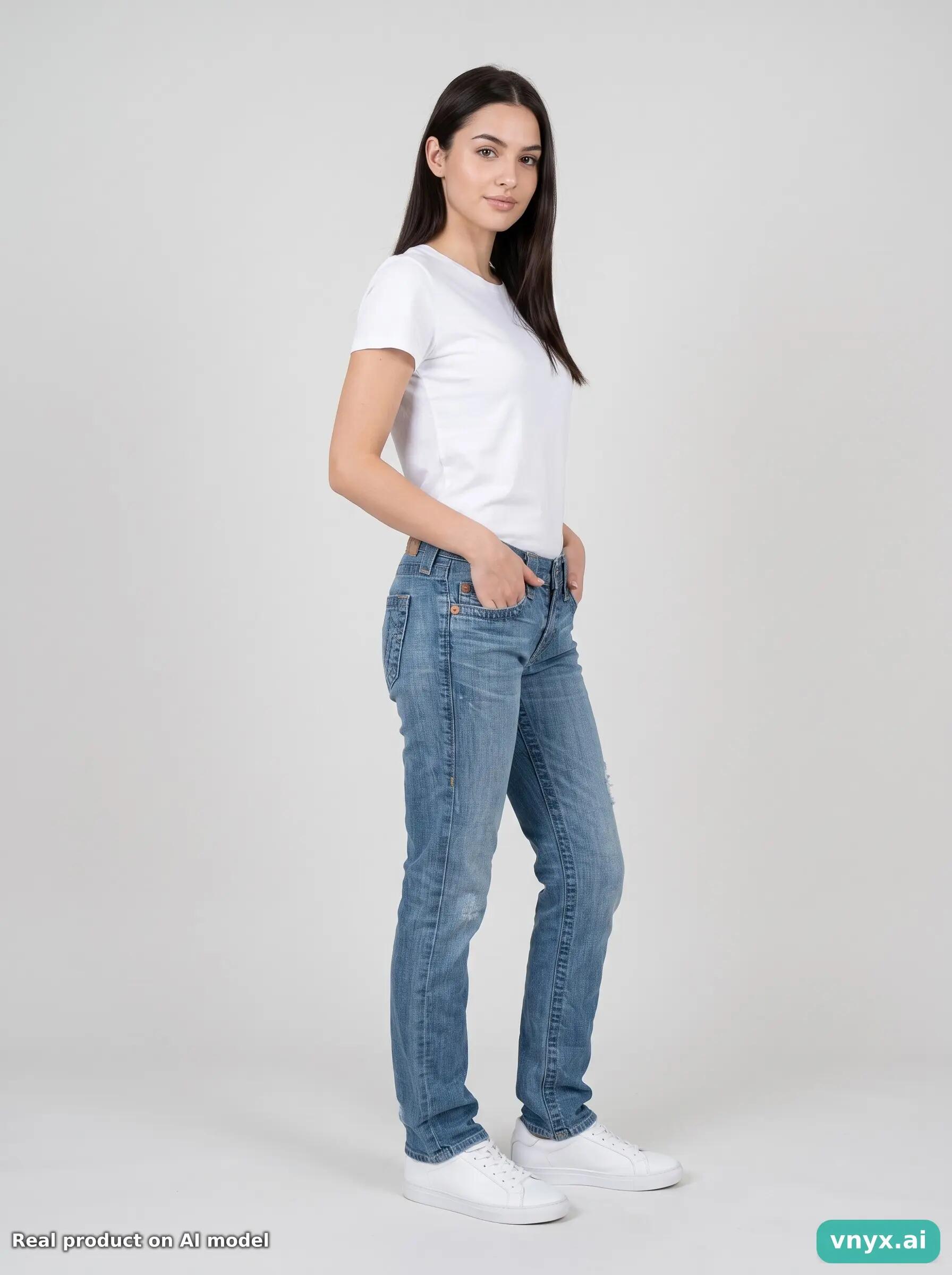 Second Life - Vintage True Religion Light Blue Jeans Women 24 3/6