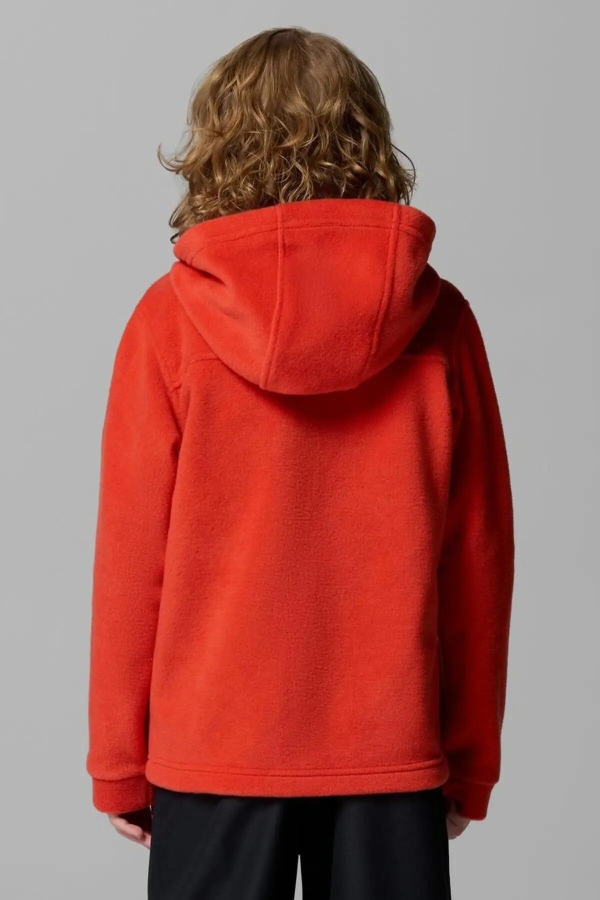 Columbia Modello Steens Ii Fleece Hoodie Colore Rosso 5/5